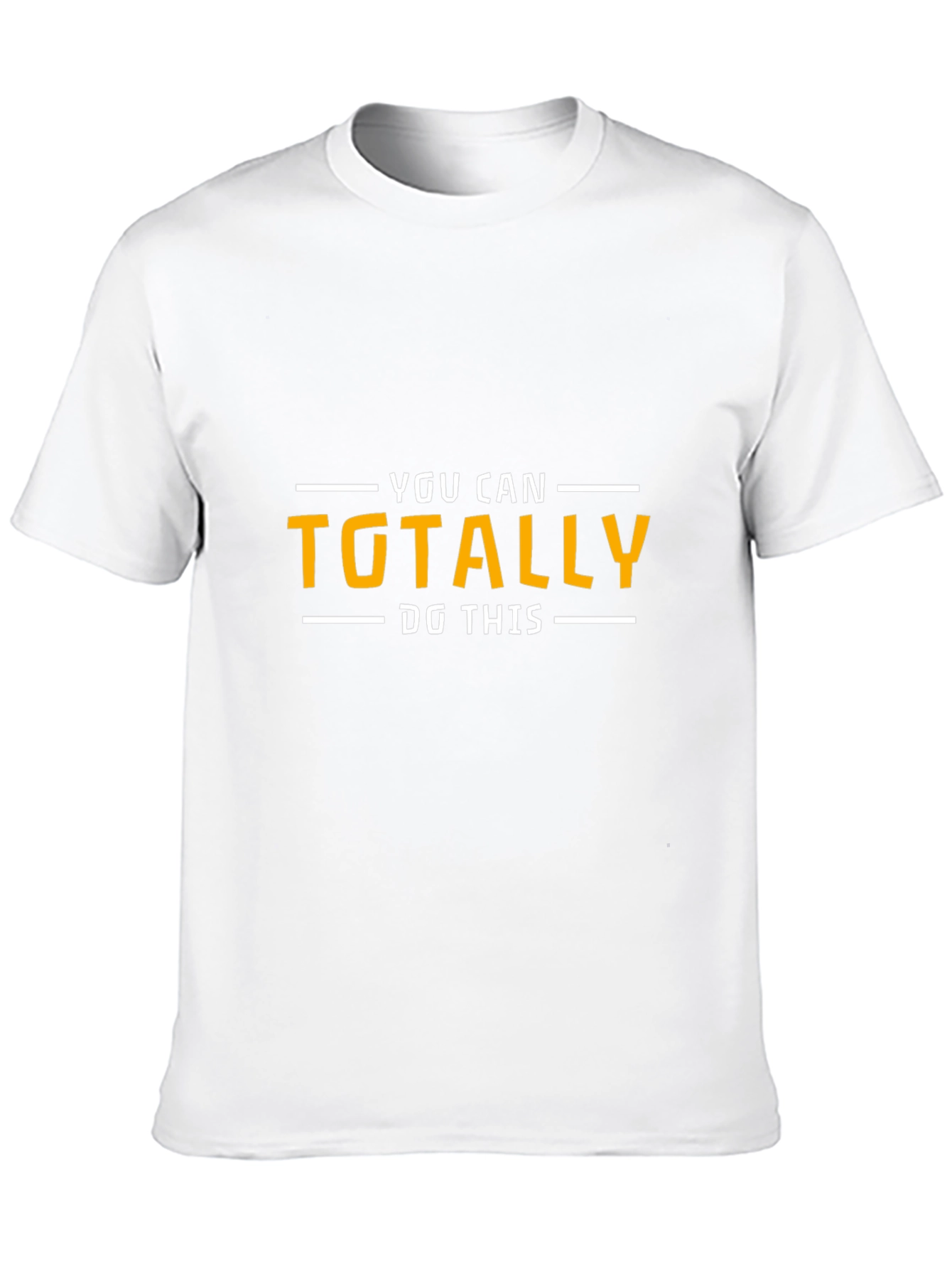 Motivational You Can Totally Do This Black T-Shirt