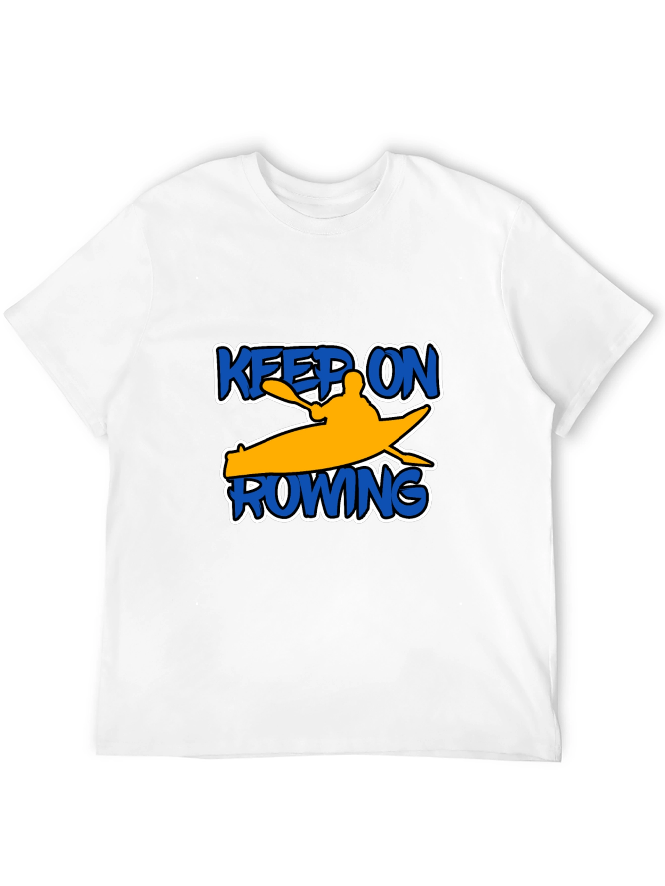 Keep On Rowing Black T-Shirt