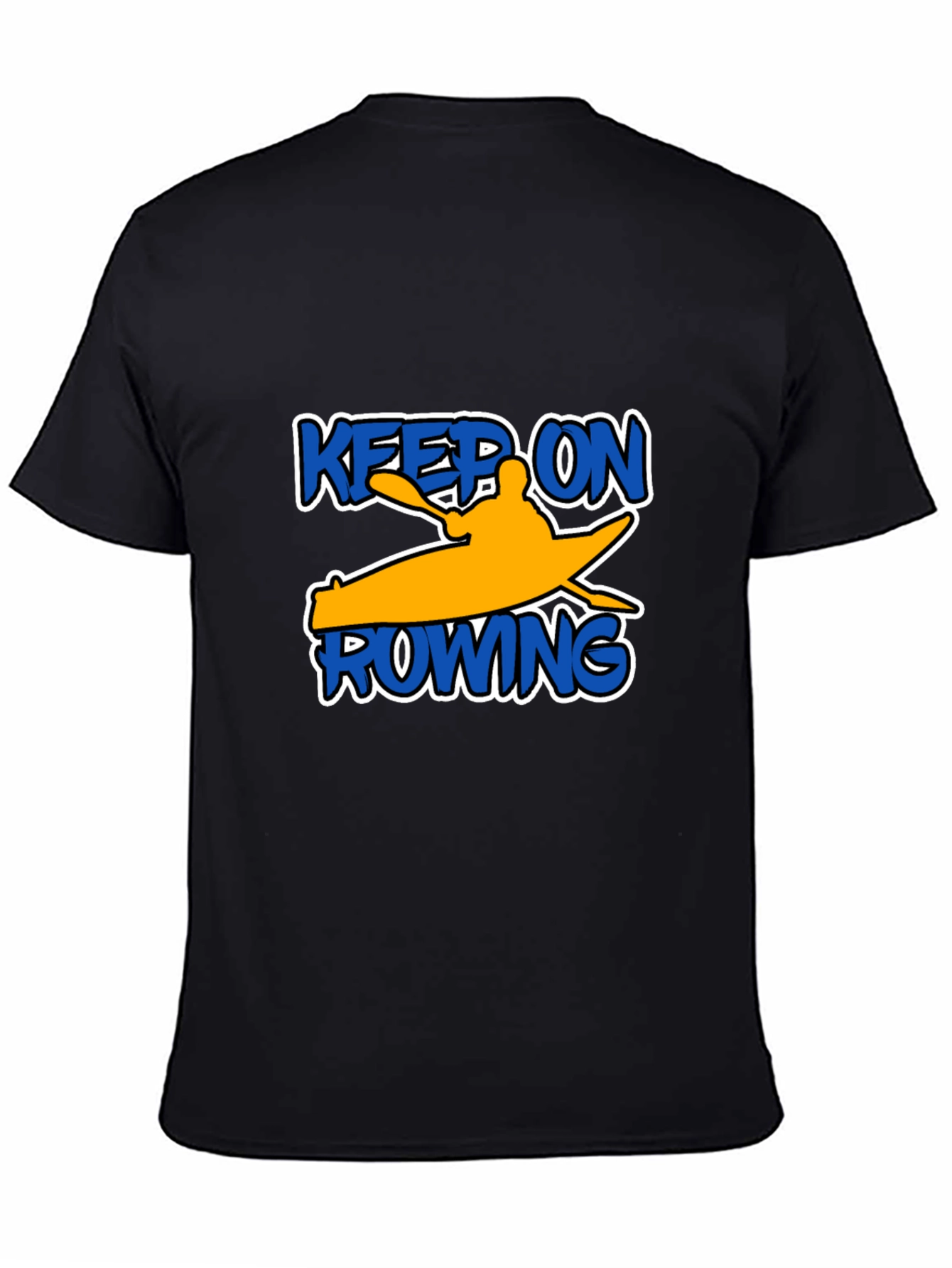 Keep On Rowing Black T-Shirt
