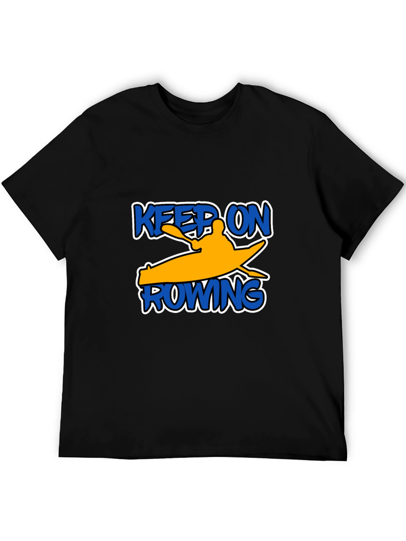 Keep On Rowing Black T-Shirt