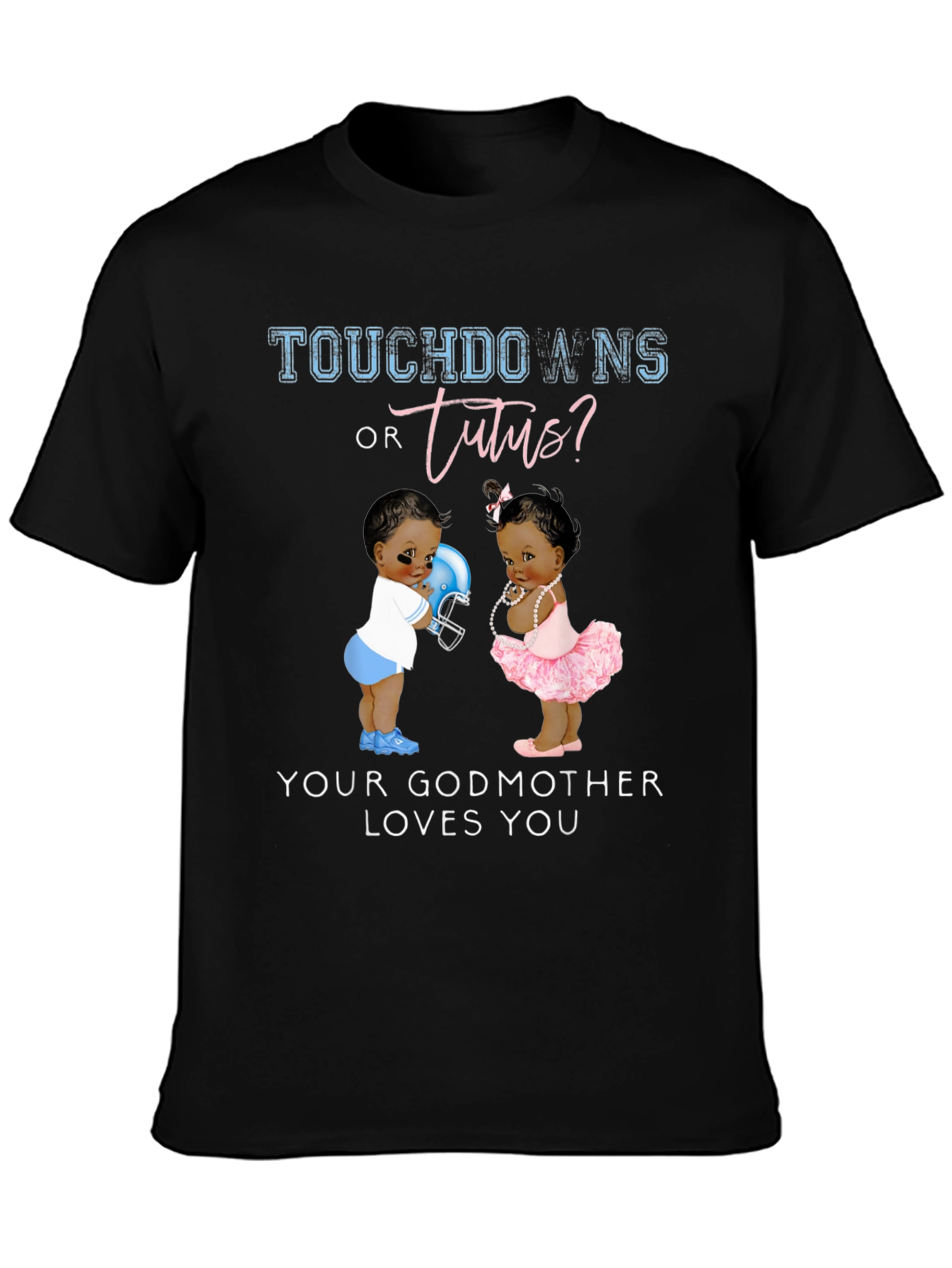 Touchdowns or Tutus Gender Reveal Shirt