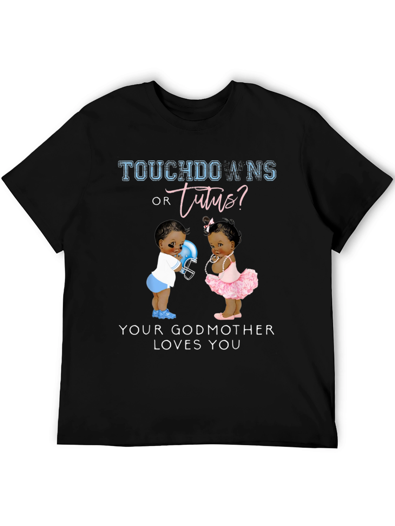 Touchdowns or Tutus Gender Reveal Shirt