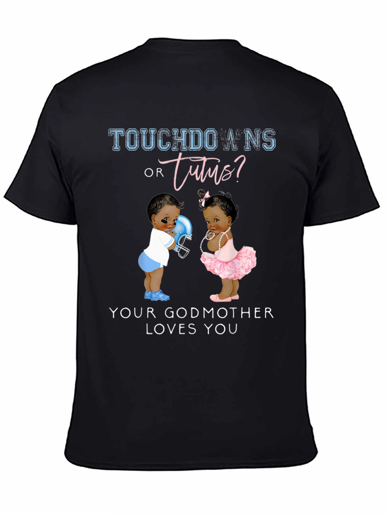 Touchdowns or Tutus Gender Reveal Shirt