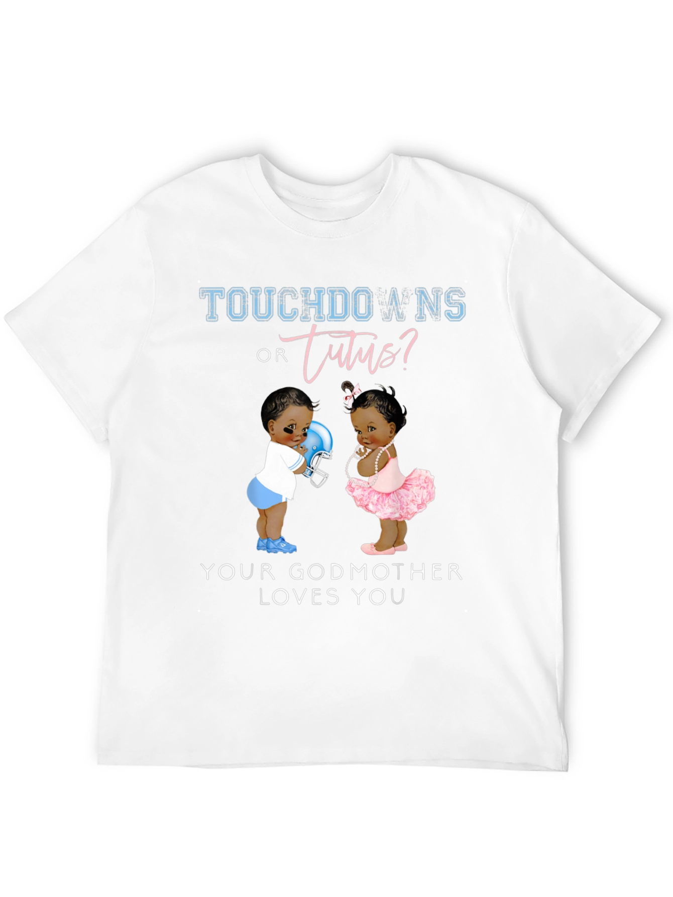Touchdowns or Tutus Gender Reveal Shirt