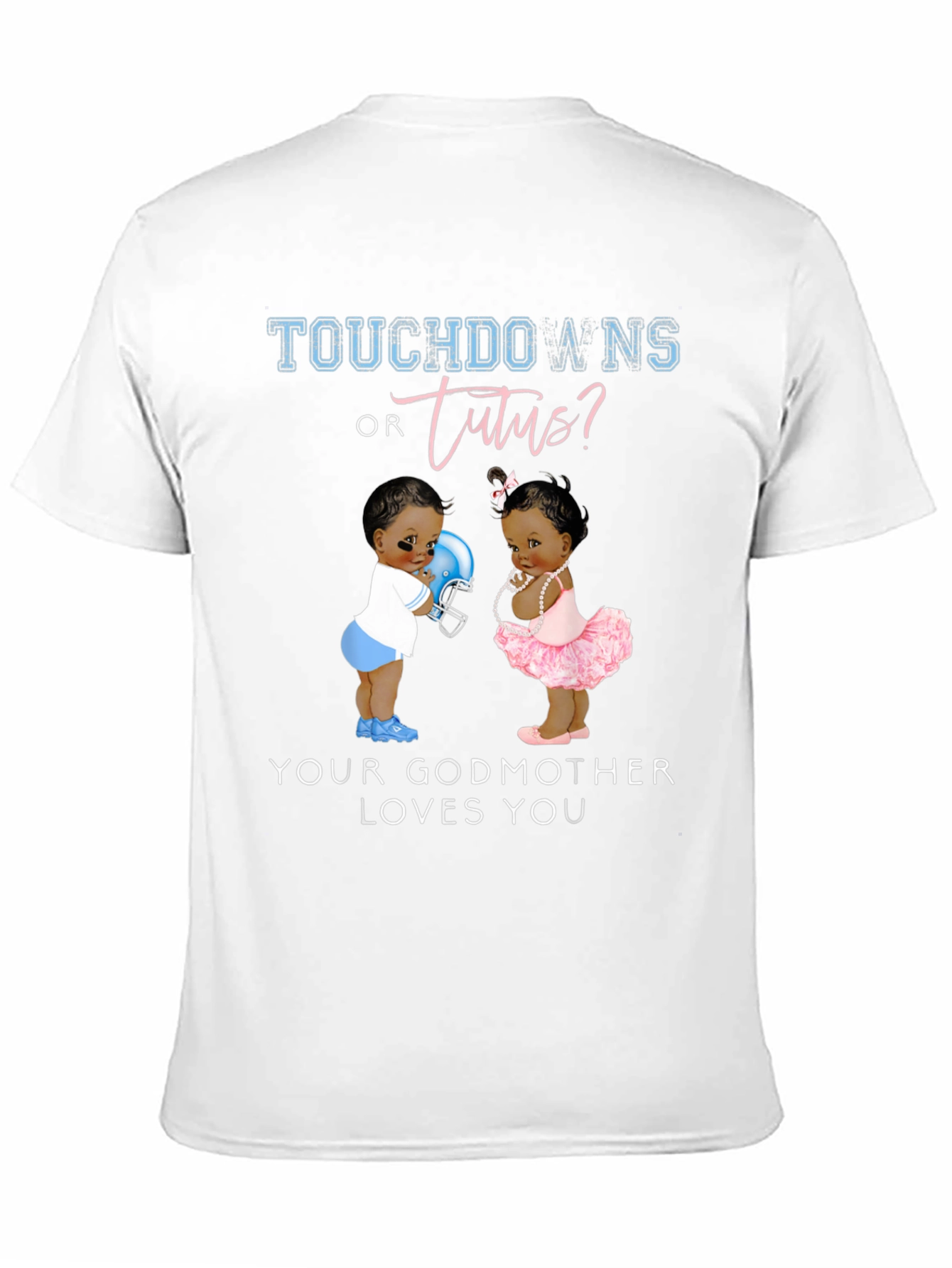Touchdowns or Tutus Gender Reveal Shirt