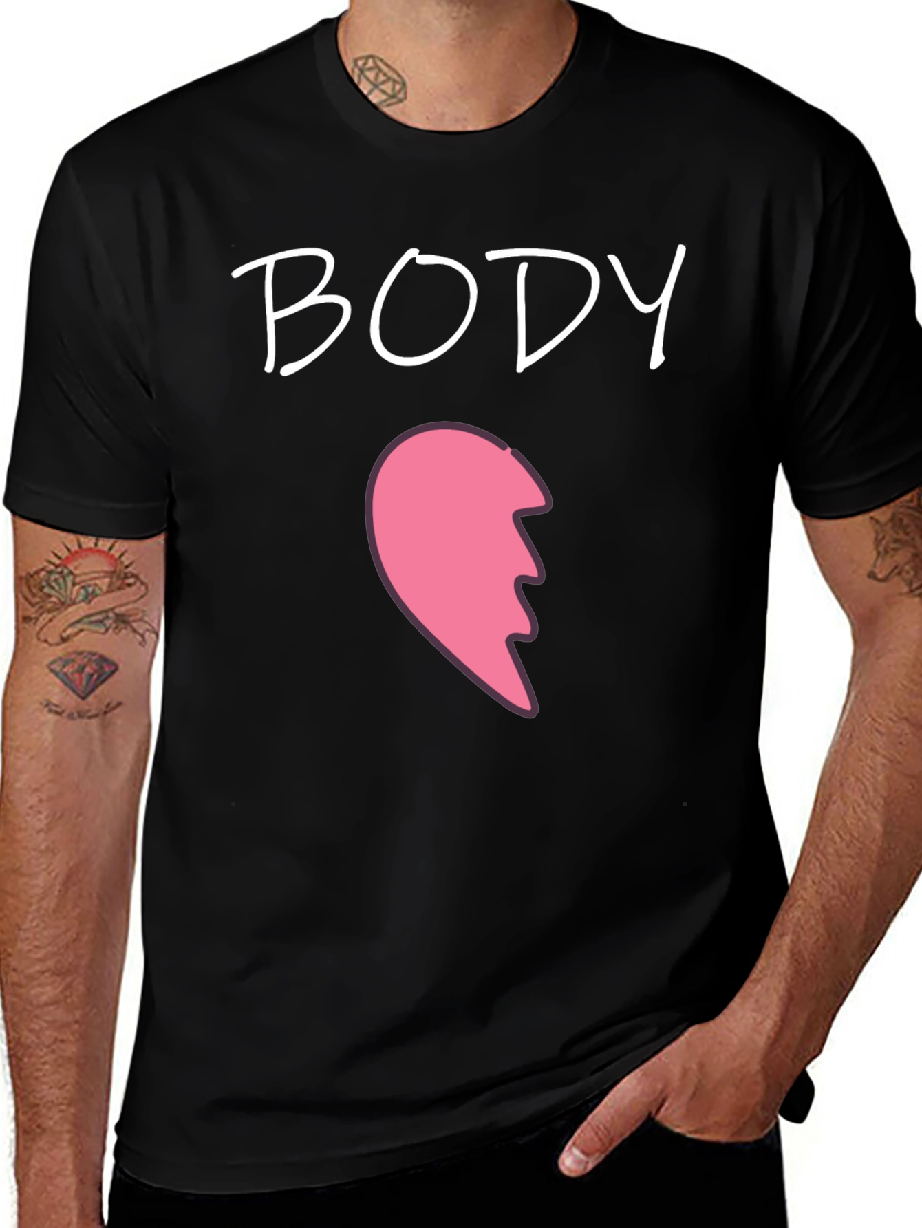 Heart Body T-Shirt - Matching Couples Tee