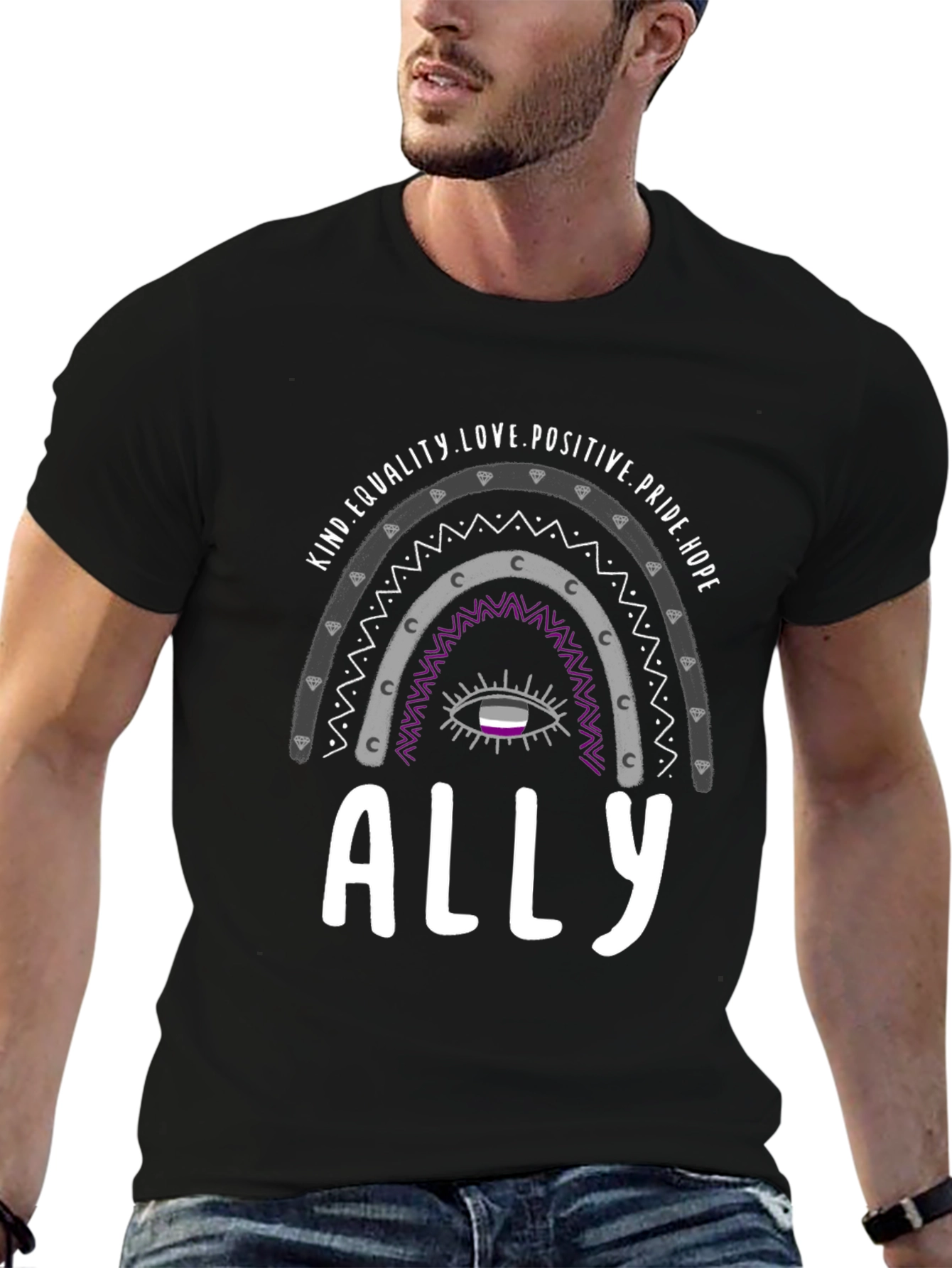 ALLY Pride Rainbow T-Shirt