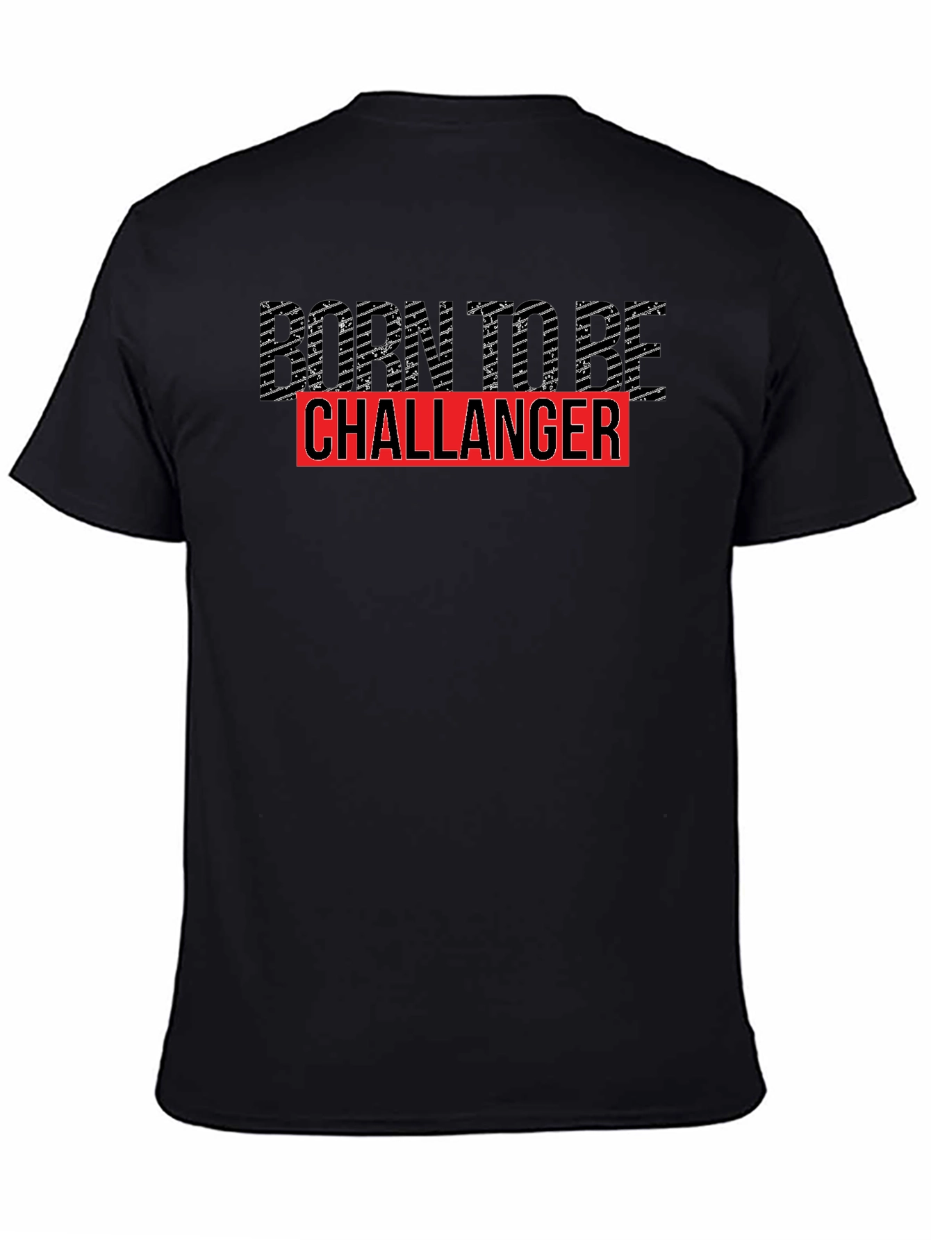 Run Off Challenger Black Tee