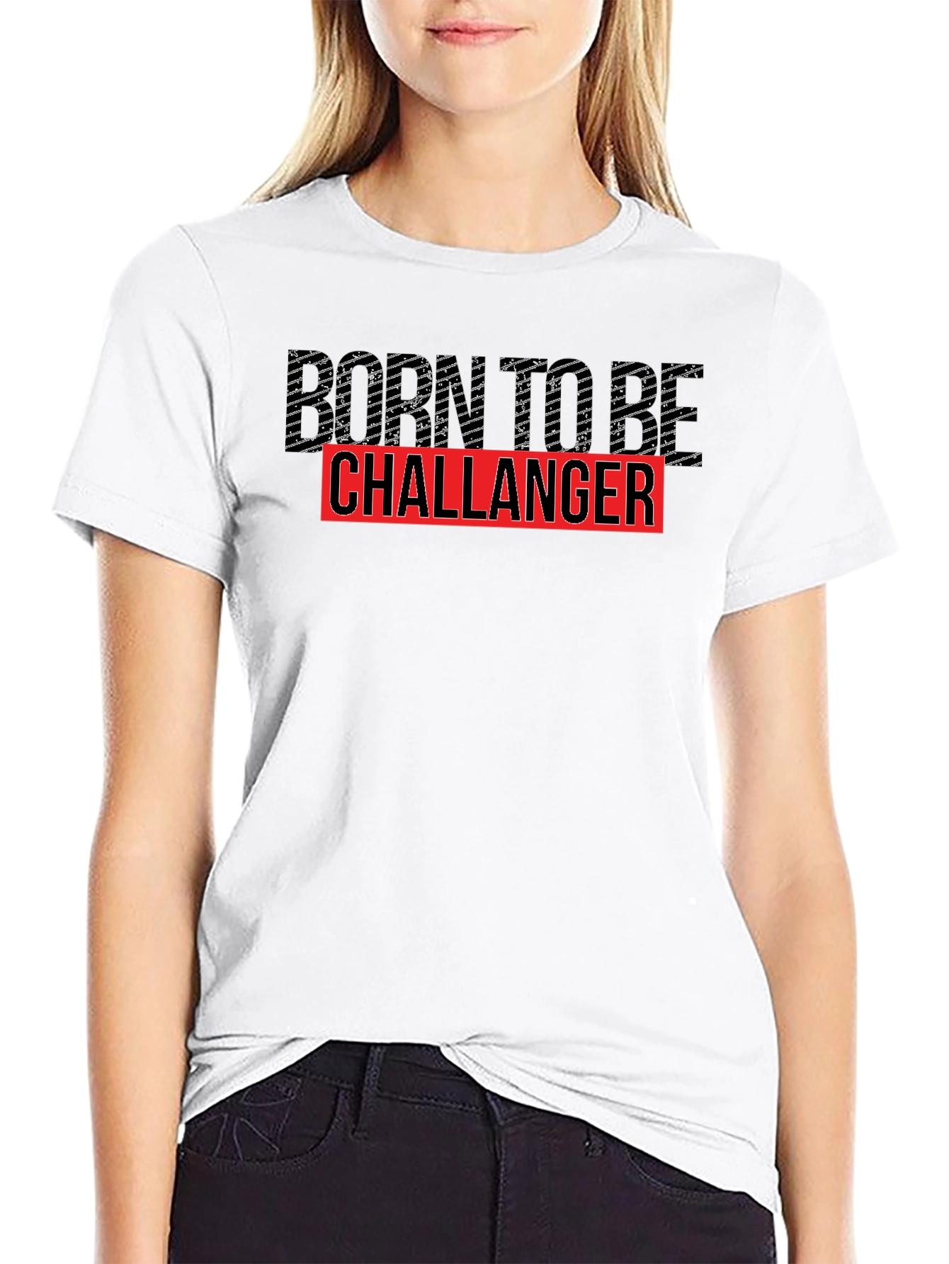 Run Off Challenger Black Tee