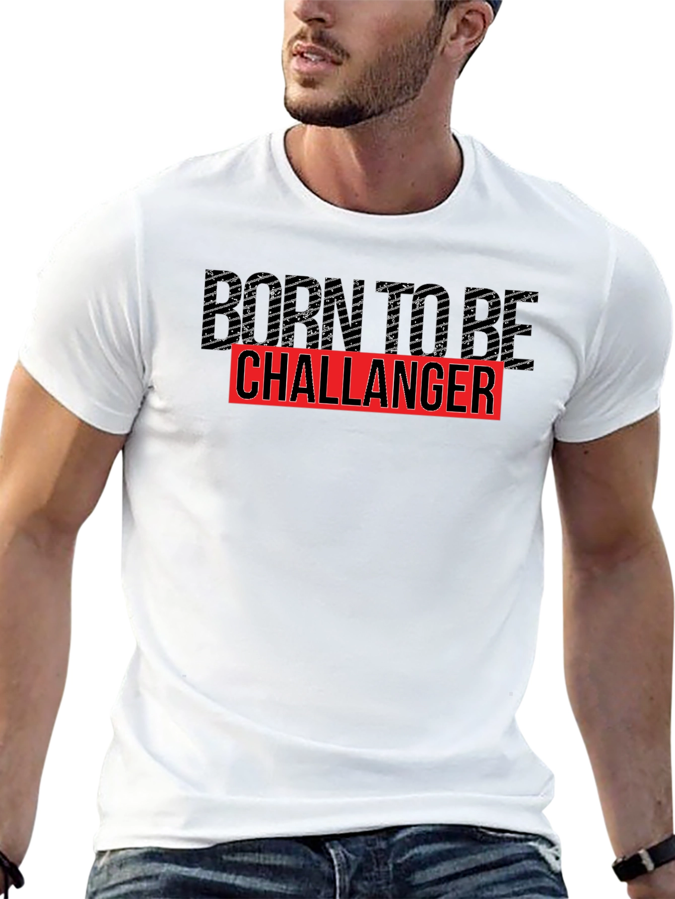 Run Off Challenger Black Tee