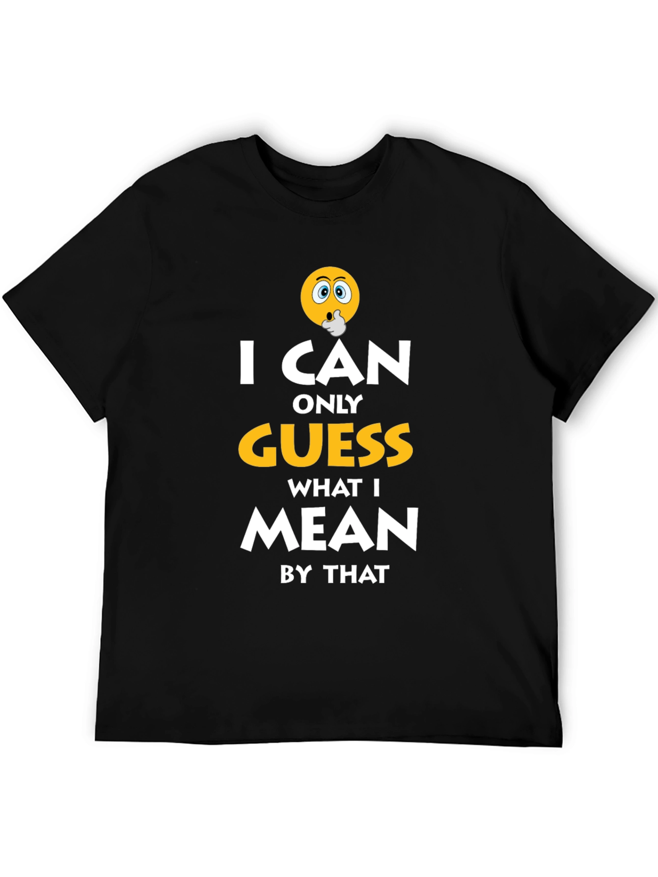 I Can Only Guess Funny Graphic T-Shirt