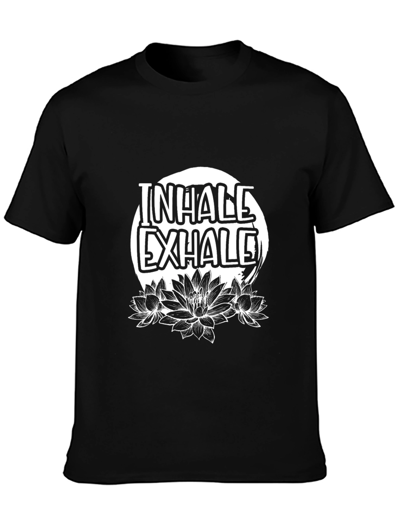 Inhale Exhale Lotus Graphic T-Shirt