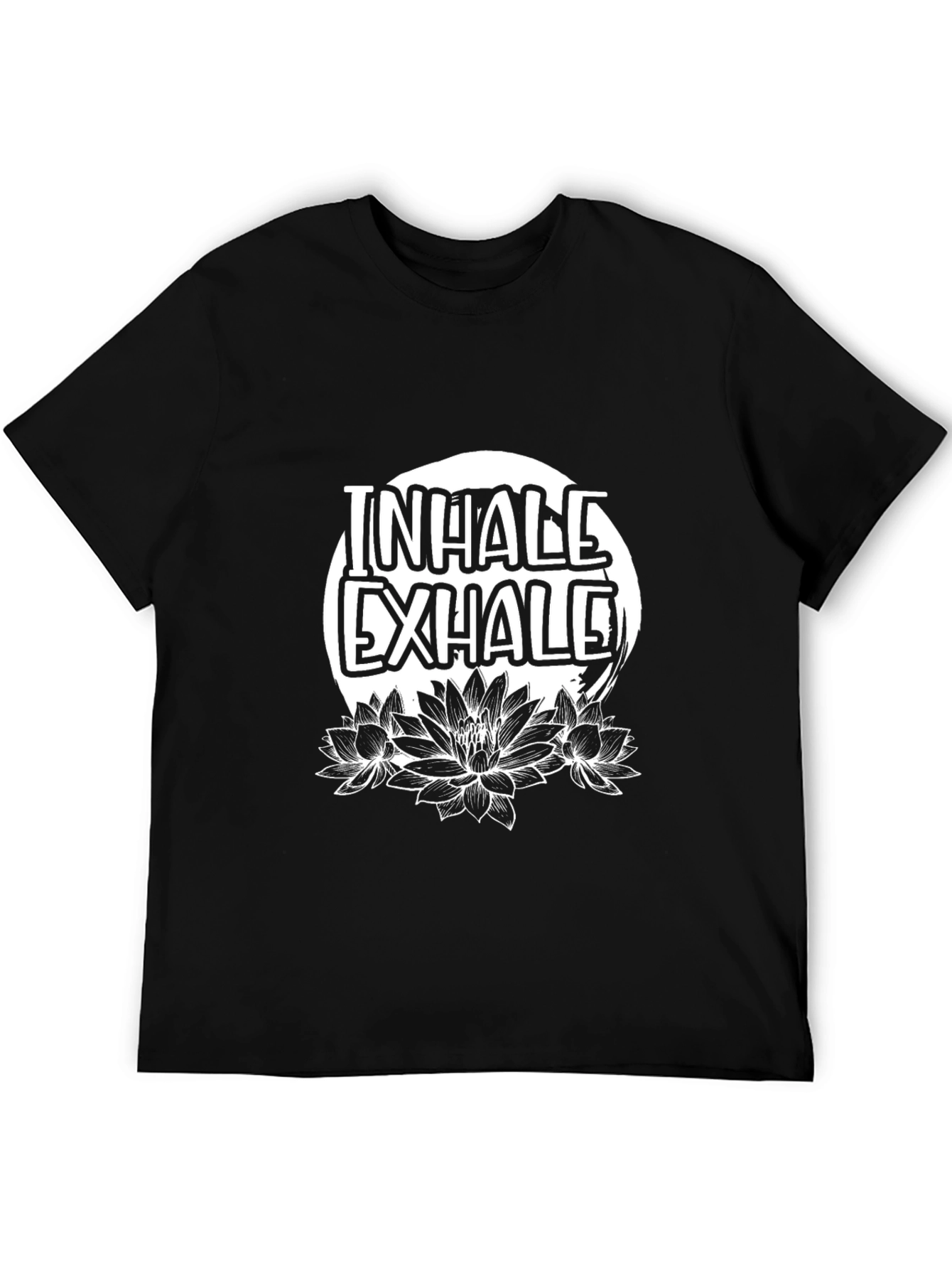 Inhale Exhale Lotus Graphic T-Shirt