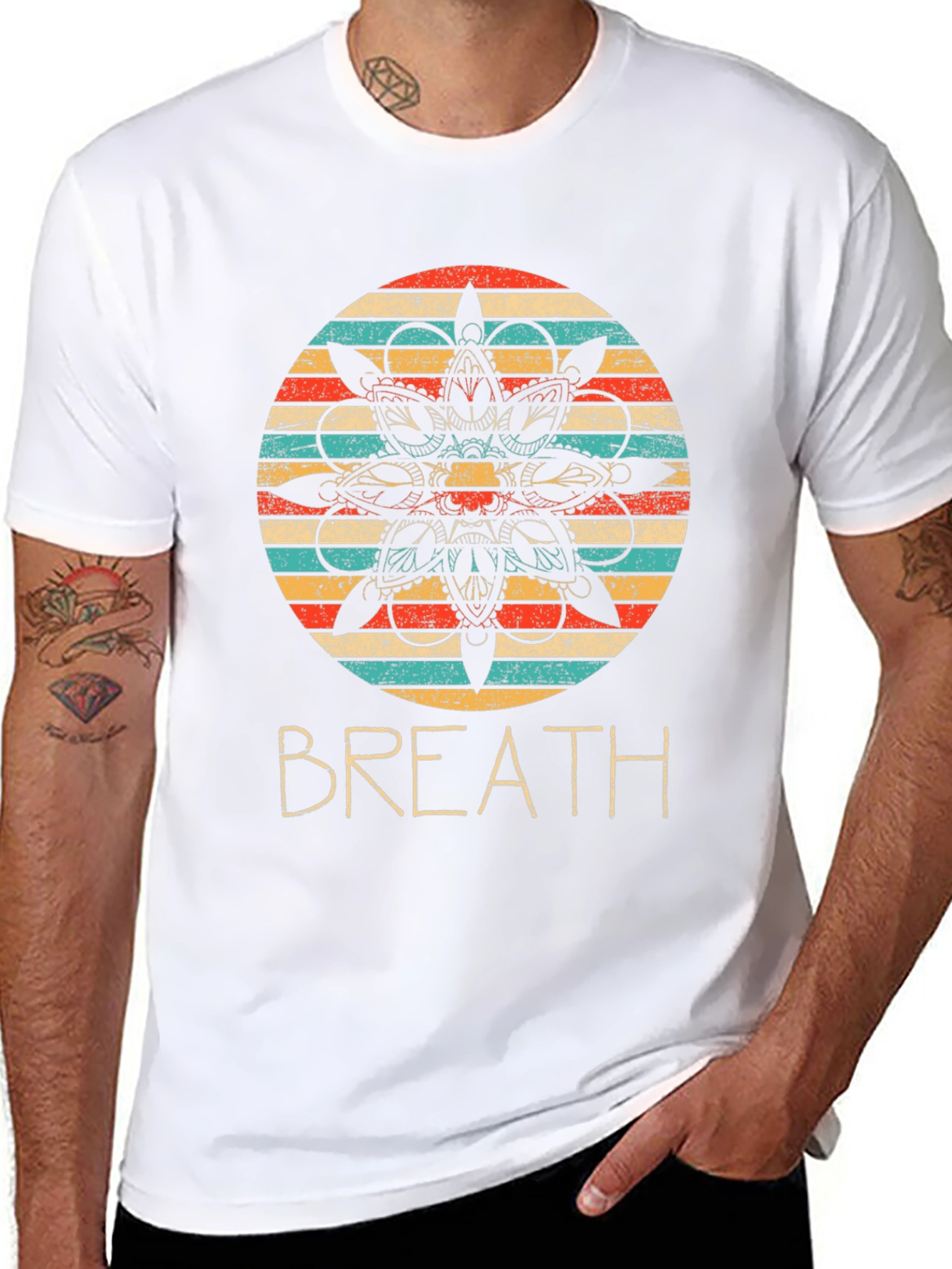Breath Mandala T-Shirt - Relax & Unwind