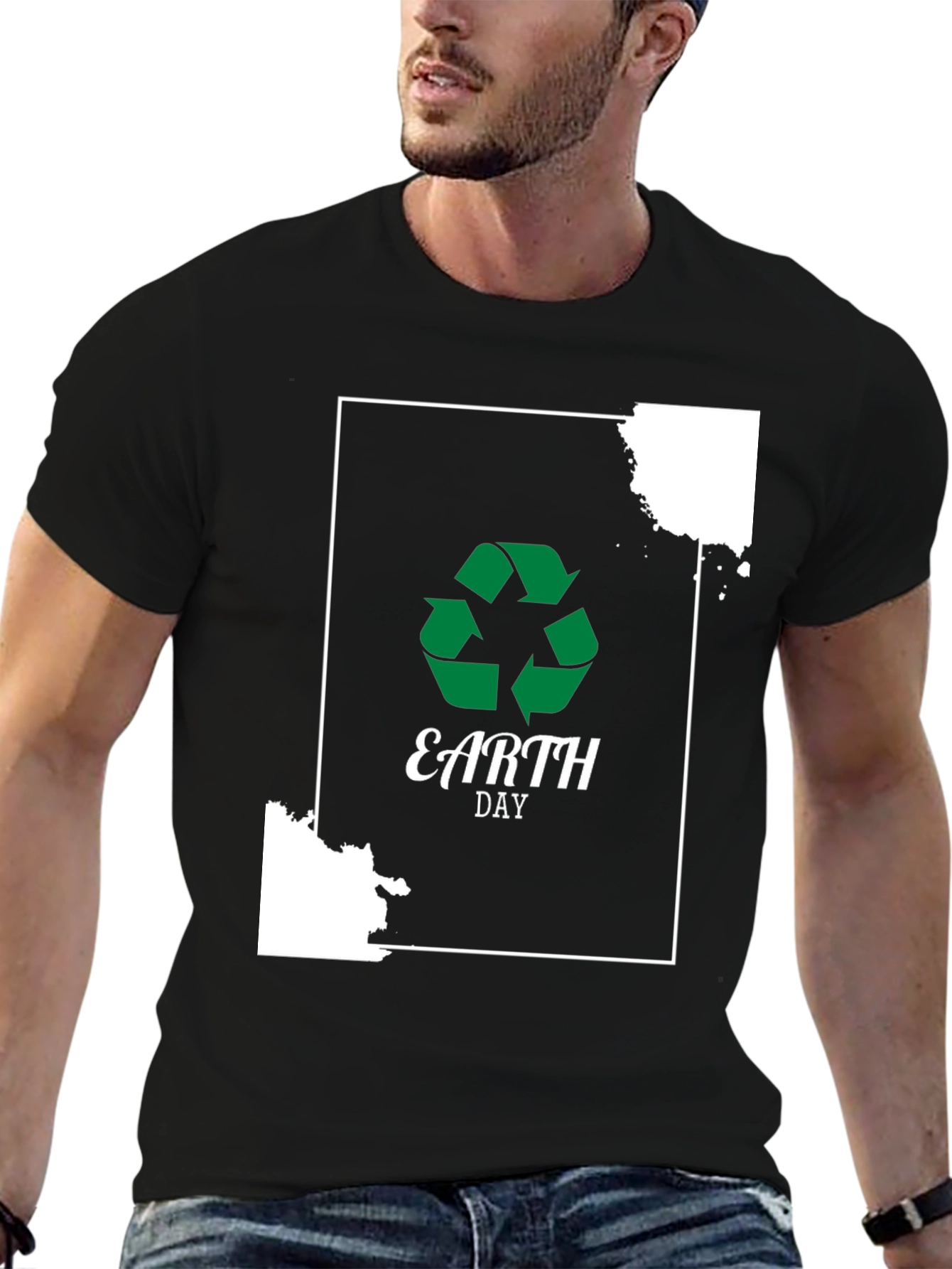 Earth Day Recycle Graphic Tee - Eco-Friendly Shirt