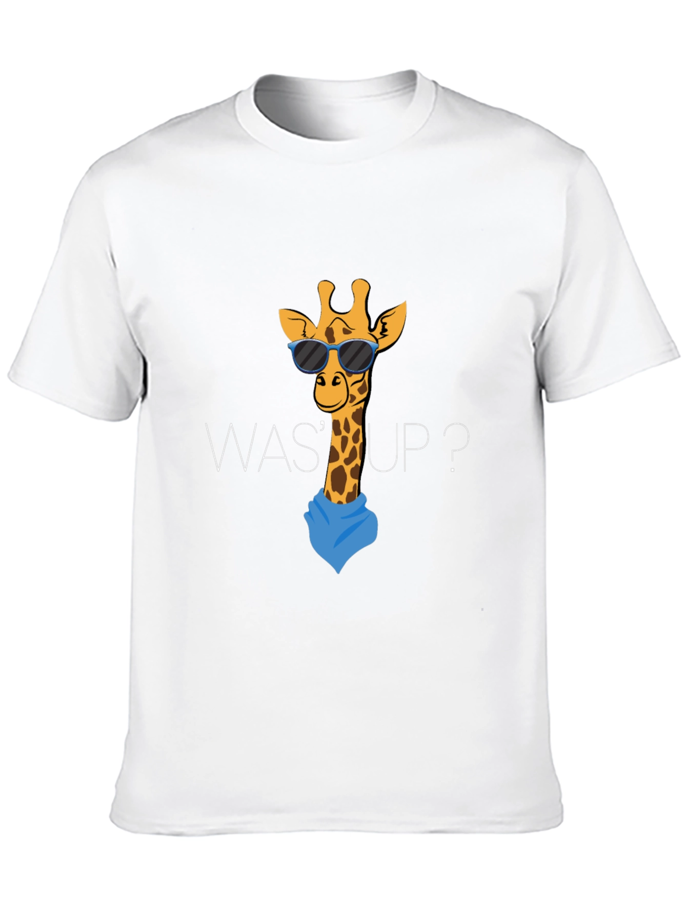 Cool Giraffe Graphic Tee - Was Up?