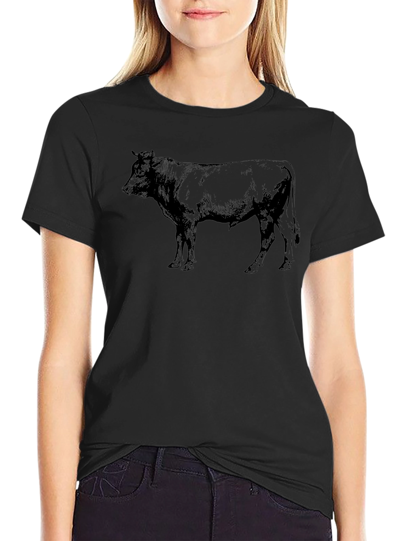 Black Bull Graphic Tee - Mens Casual Fashion