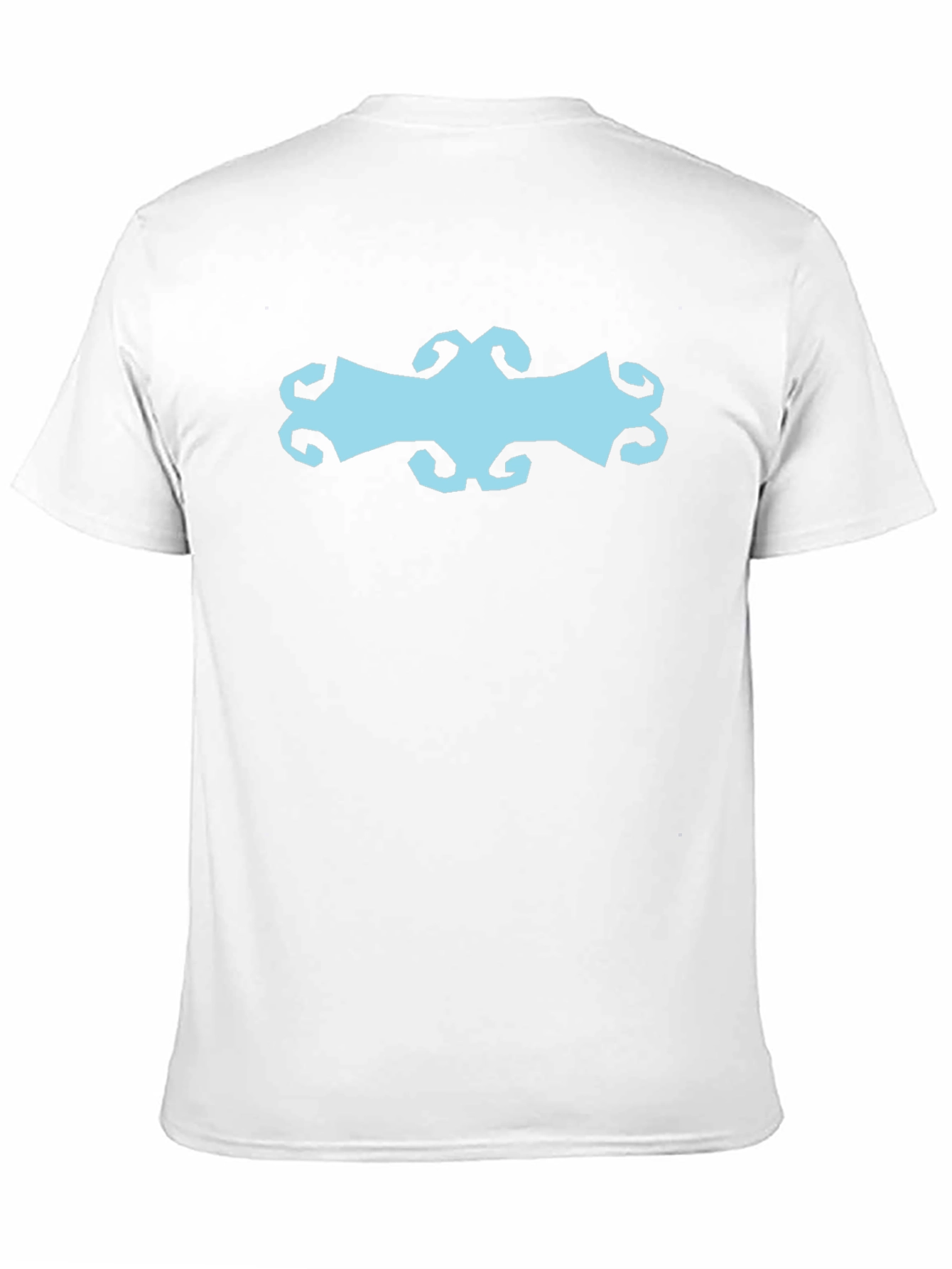 Abstract Graphic Print Black Cotton T-Shirt