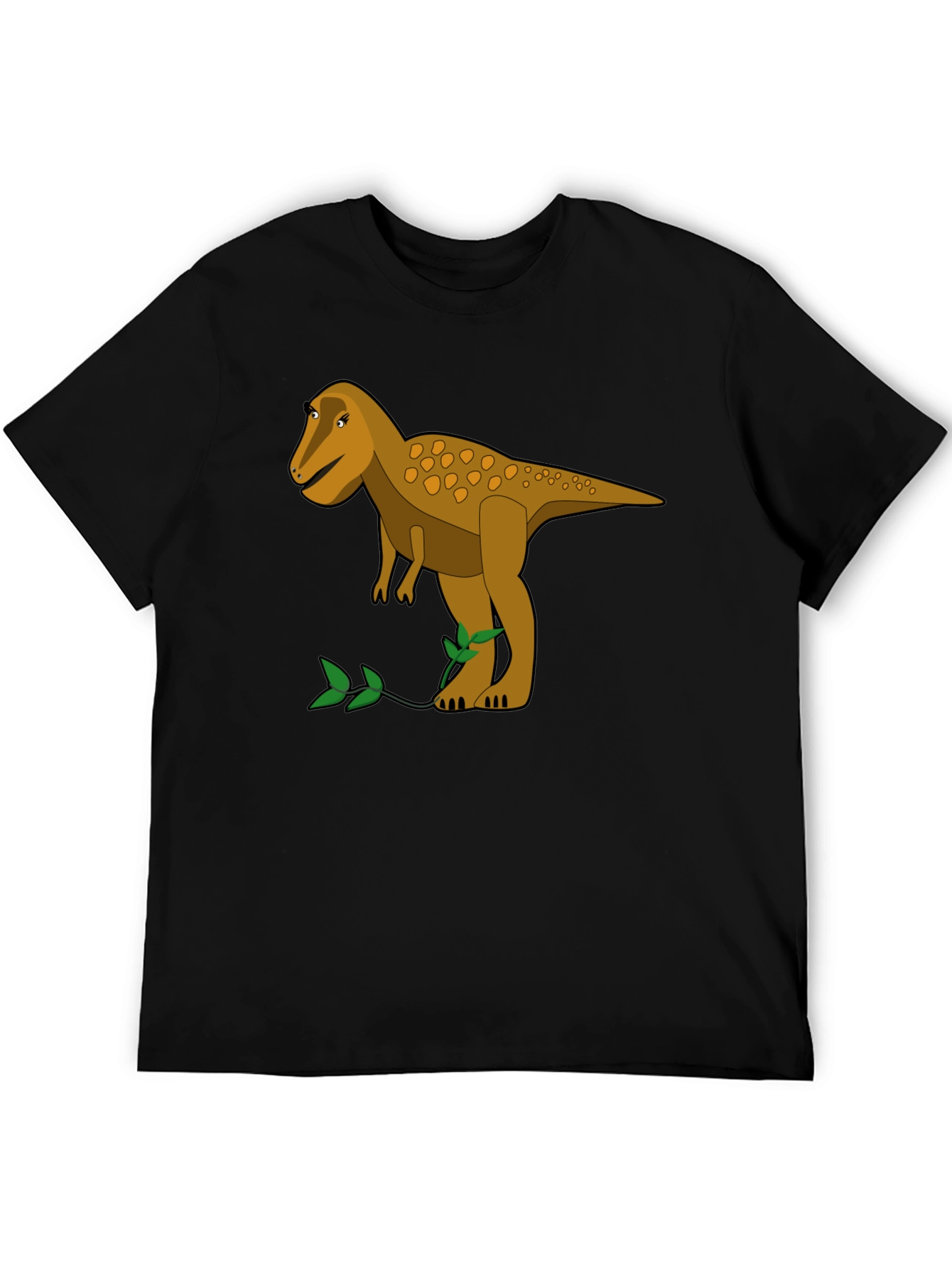 Dino Tee: Retro Cartoon Tyrannosaurus Rex Graphic T-Shirt