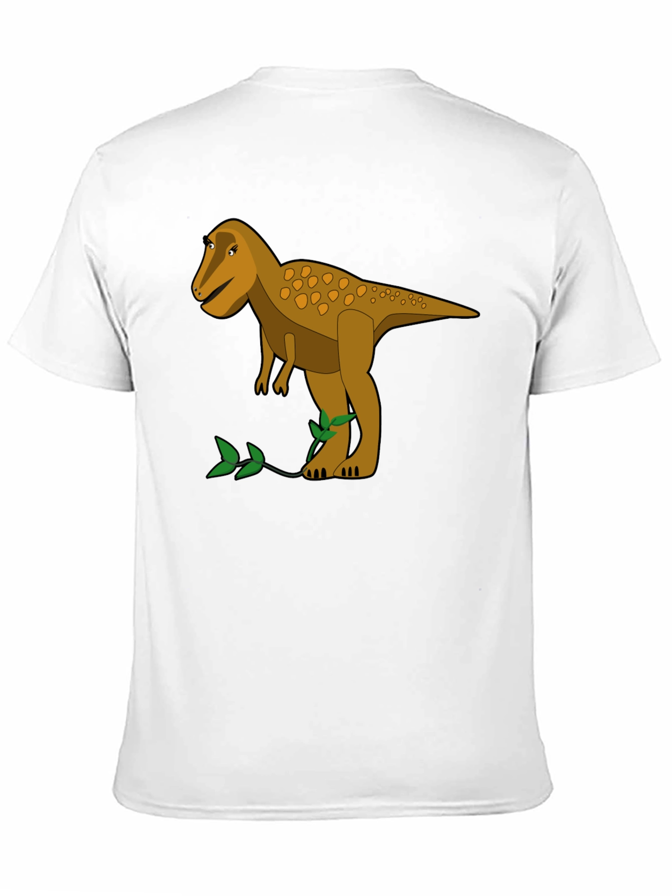 Dino Tee: Retro Cartoon Tyrannosaurus Rex Graphic T-Shirt
