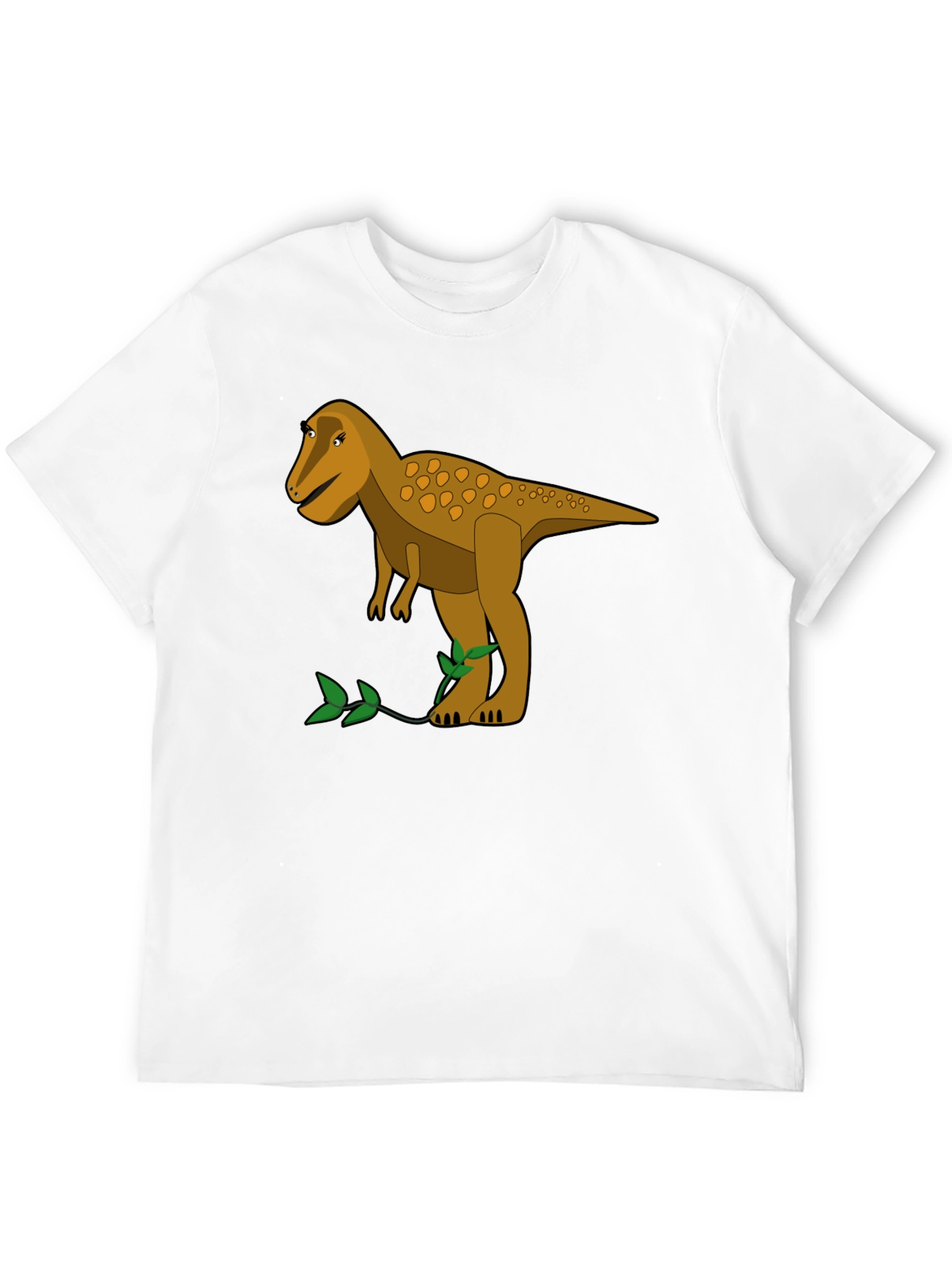 Dino Tee: Retro Cartoon Tyrannosaurus Rex Graphic T-Shirt