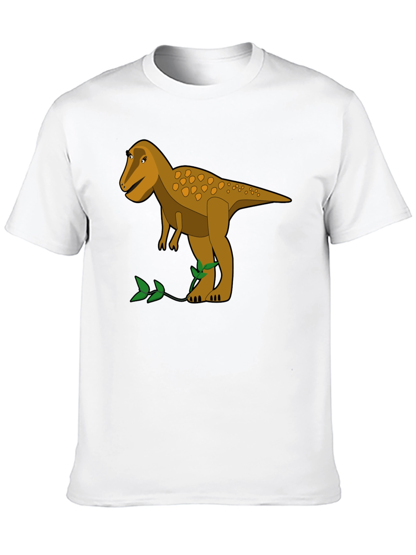 Dino Tee: Retro Cartoon Tyrannosaurus Rex Graphic T-Shirt