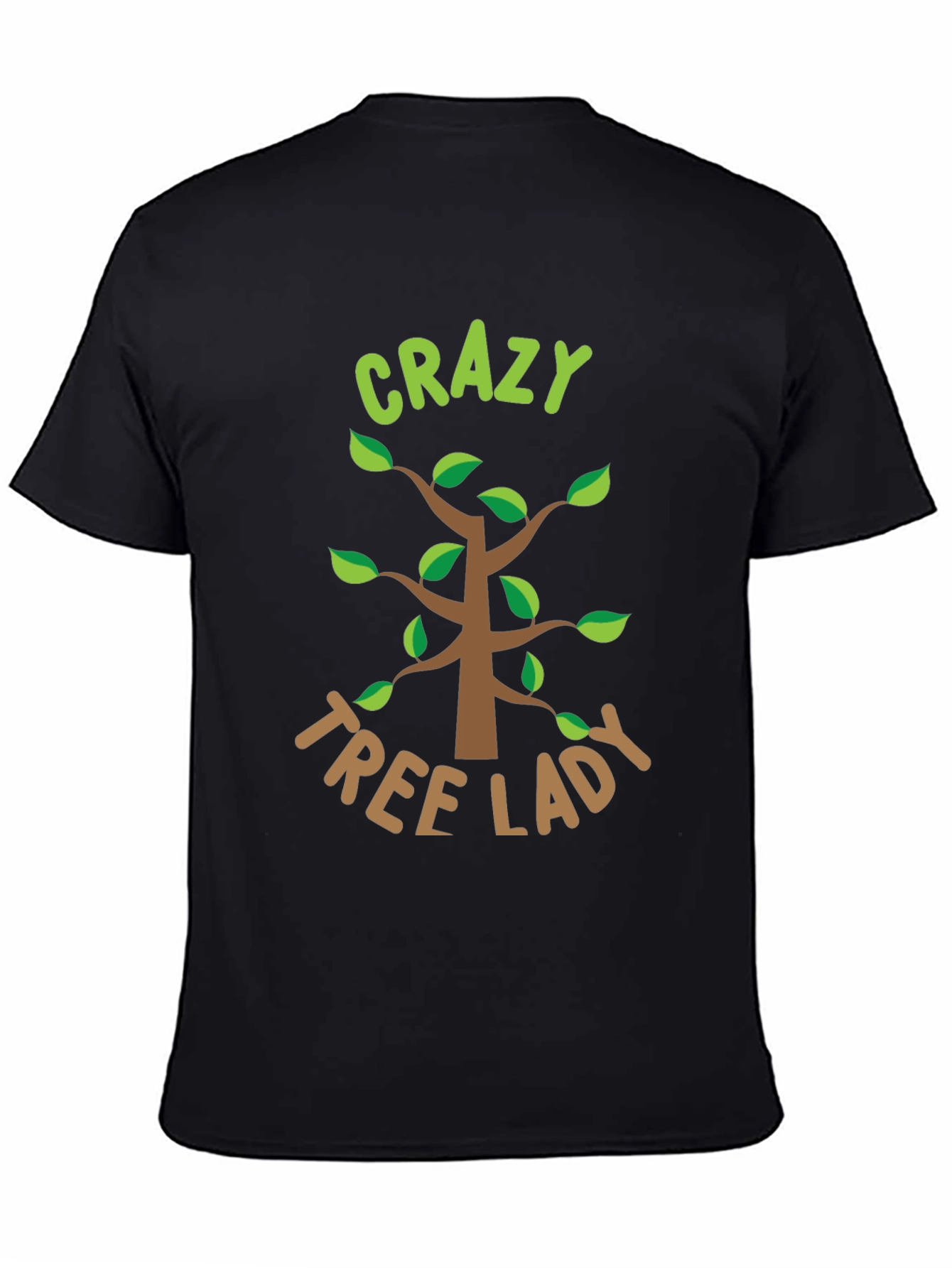 Crazy Tree Lady Graphic Tee - Nature Lover Shirt