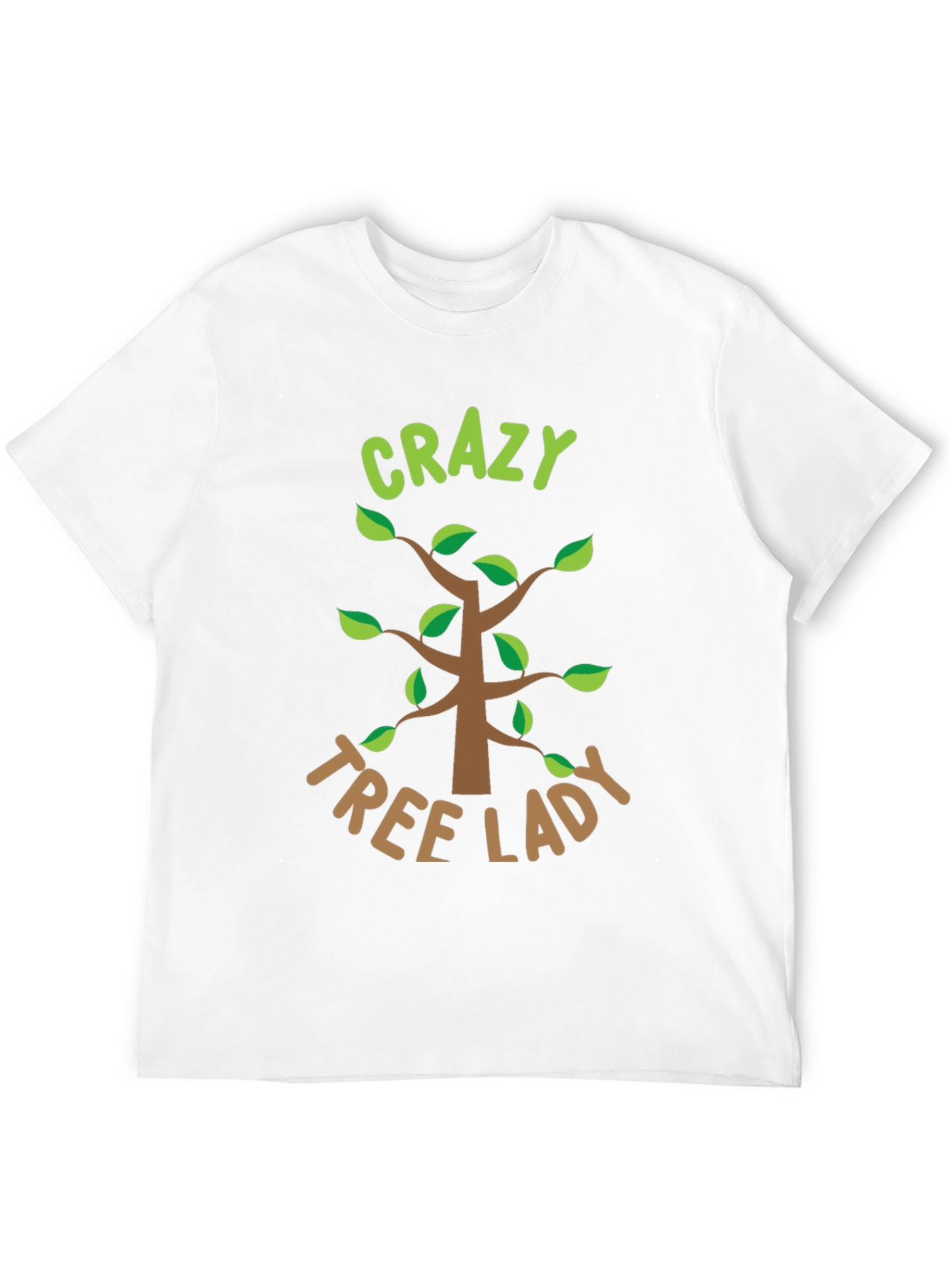 Crazy Tree Lady Graphic Tee - Nature Lover Shirt