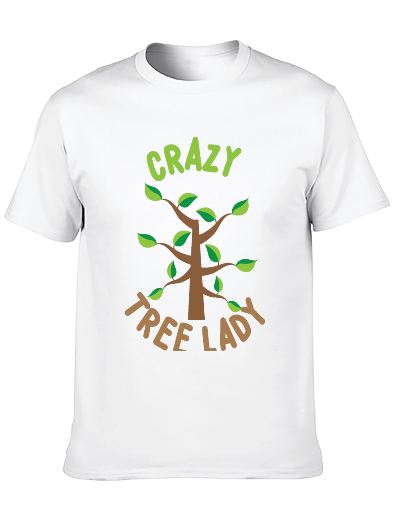Crazy Tree Lady Graphic Tee - Nature Lover Shirt