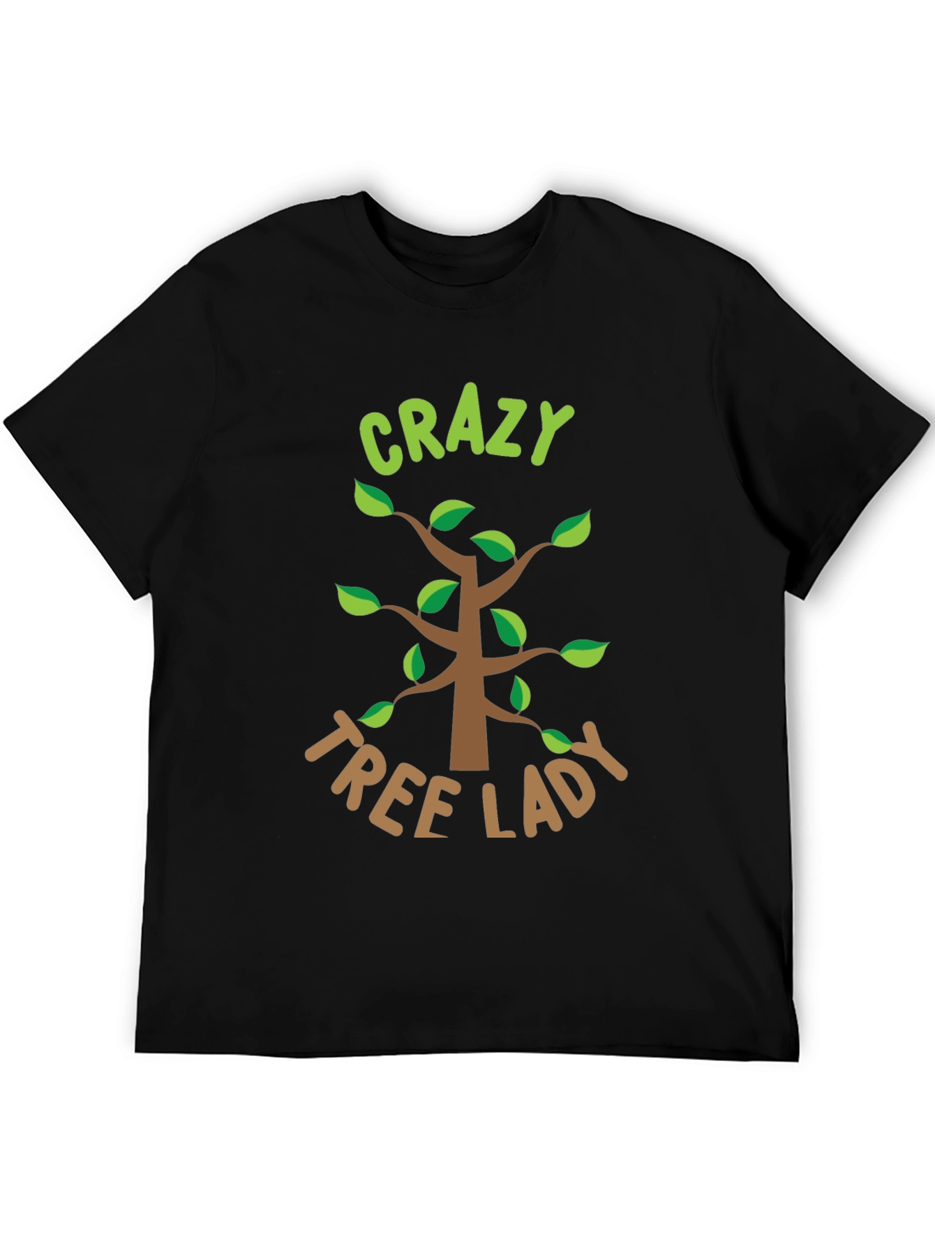 Crazy Tree Lady Graphic Tee - Nature Lover Shirt