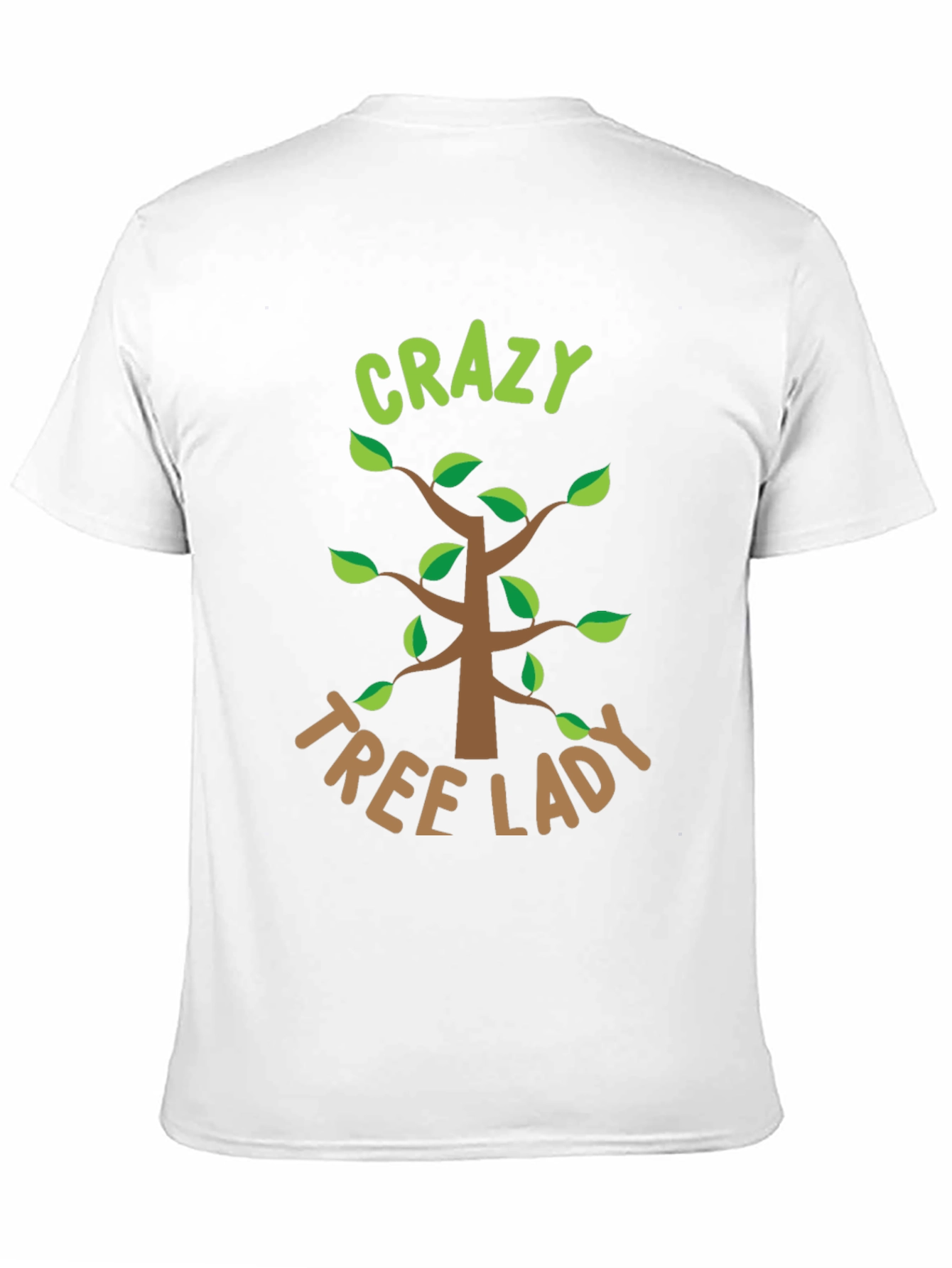 Crazy Tree Lady Graphic Tee - Nature Lover Shirt