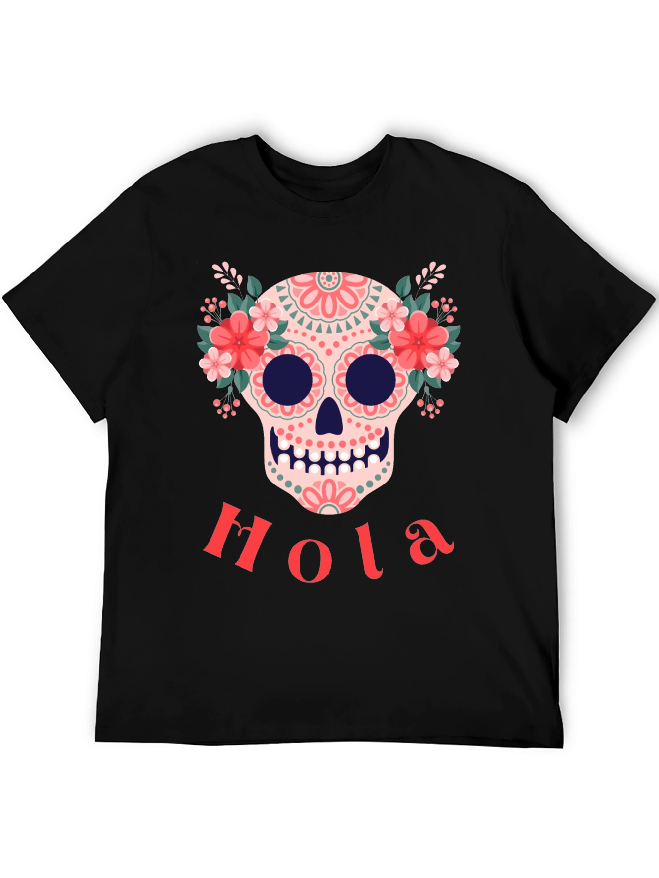 Hola Skull Tee - Day of the Dead
