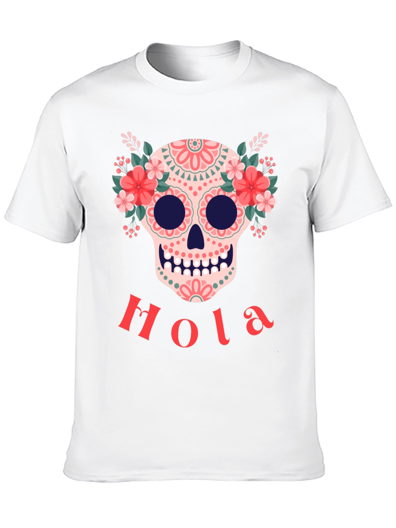 Hola Skull Tee - Day of the Dead