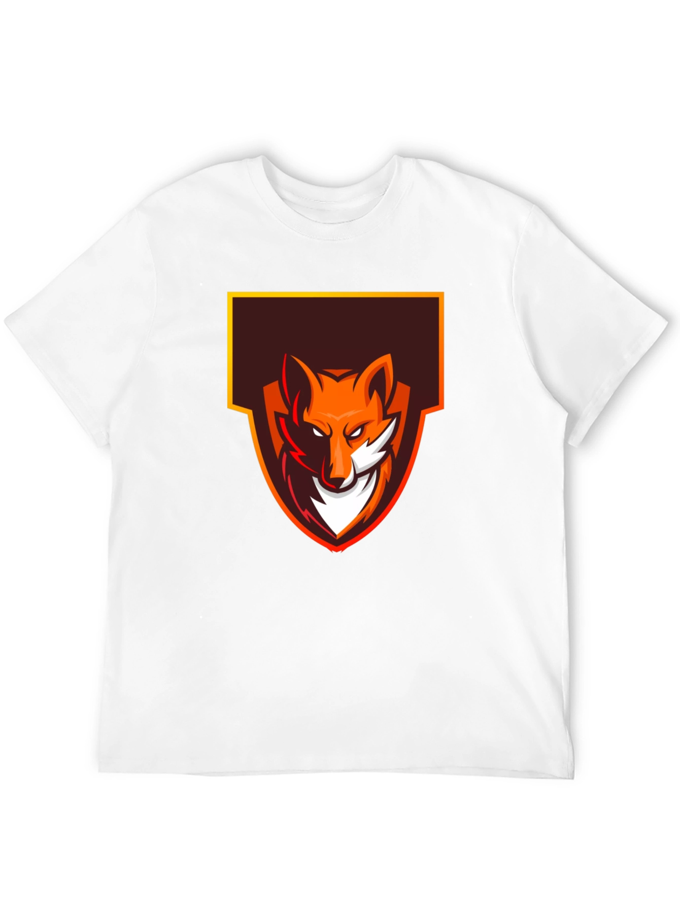 Bold Fox Graphic Tee - Black