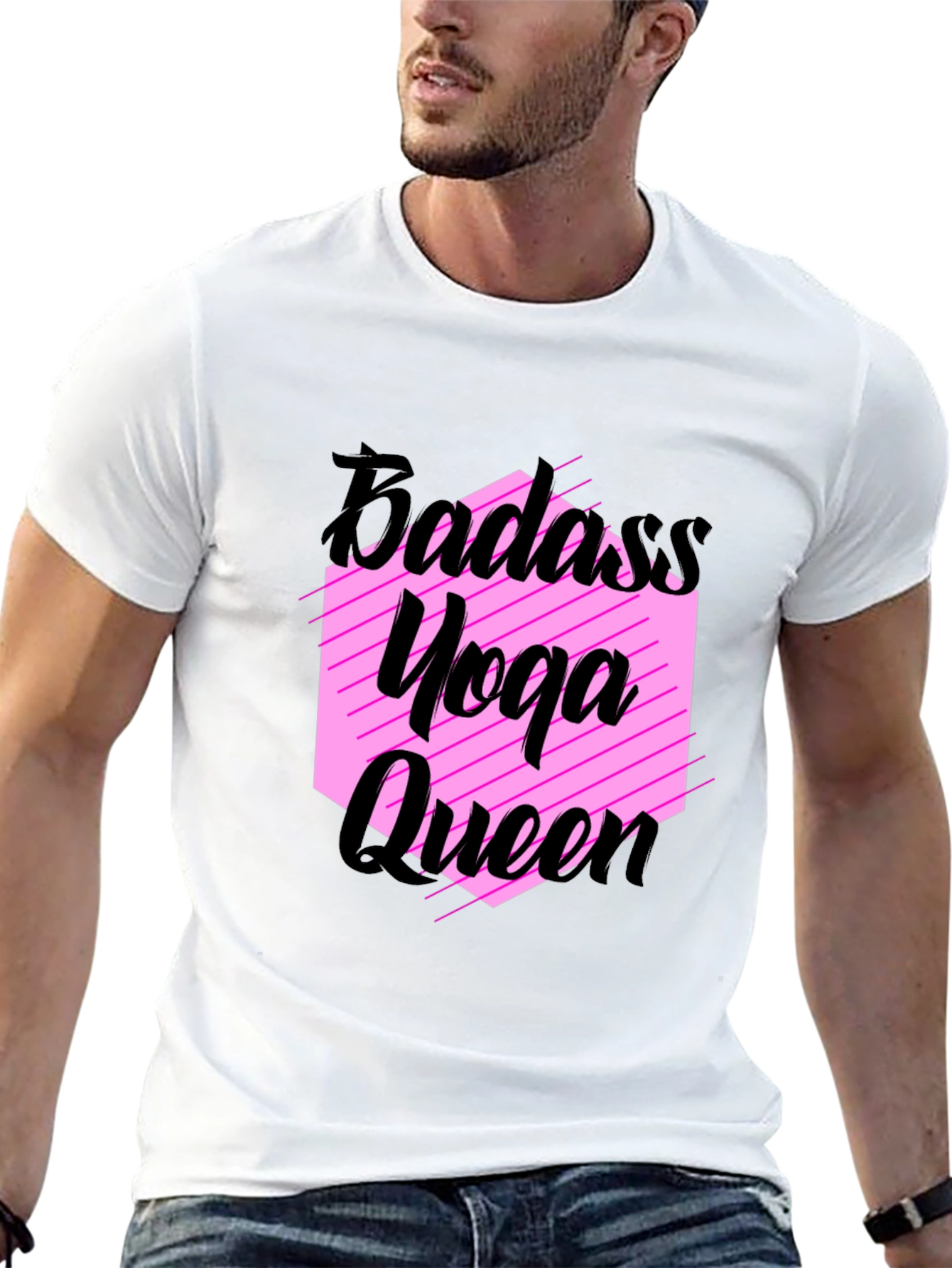 Badass Yoga Queen Graphic Tee