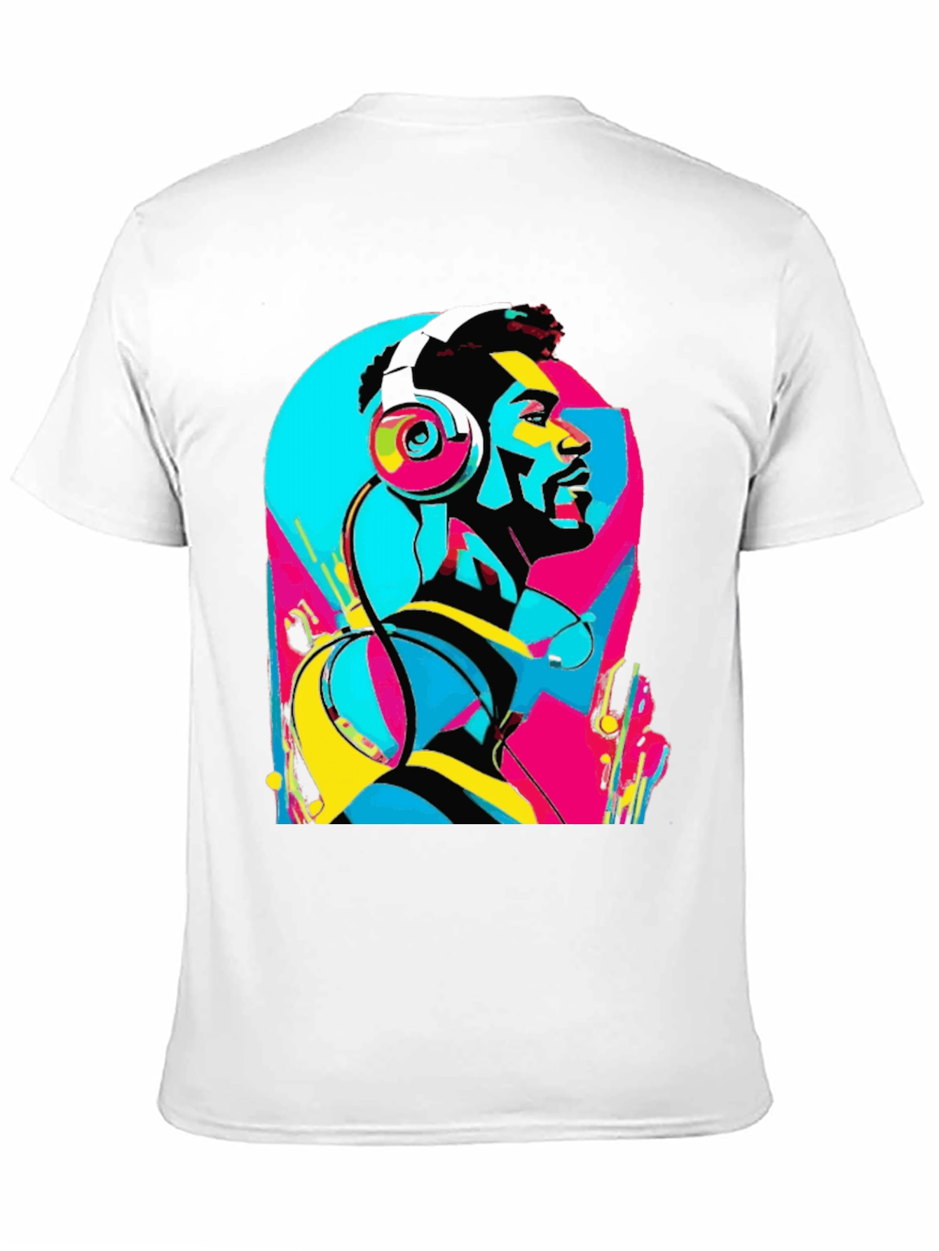 Abstract Music Lover Graphic Tee
