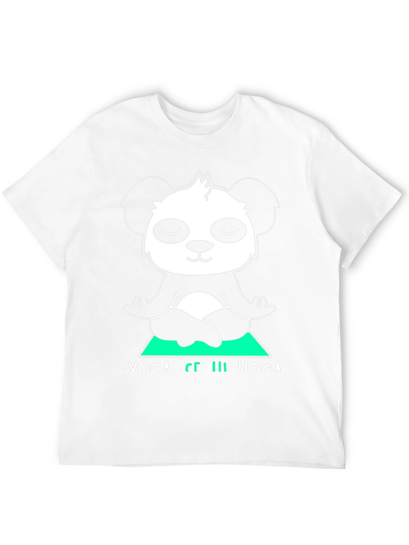 Yoga Panda Graphic Tee - Meditating Bear Shirt