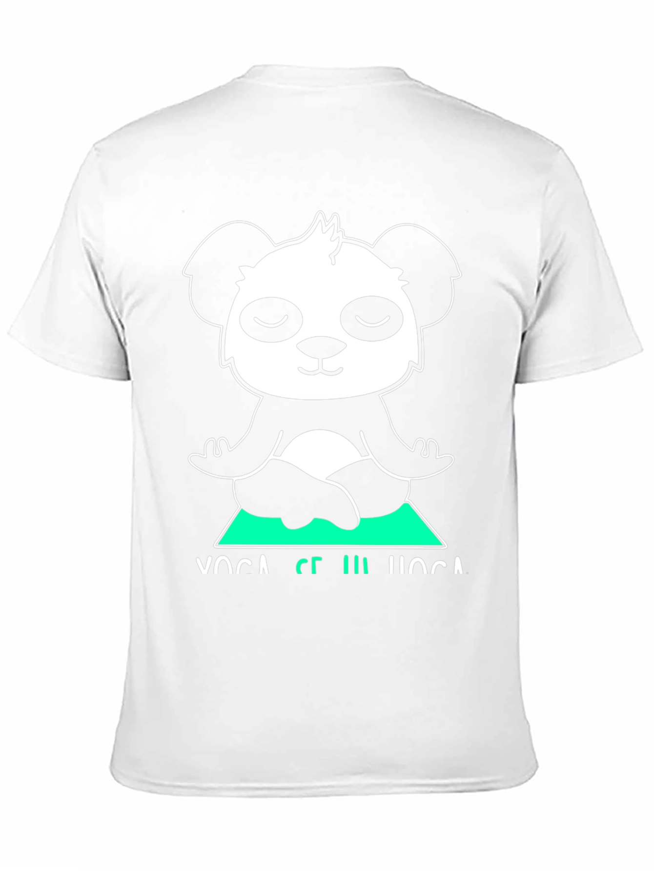 Yoga Panda Graphic Tee - Meditating Bear Shirt