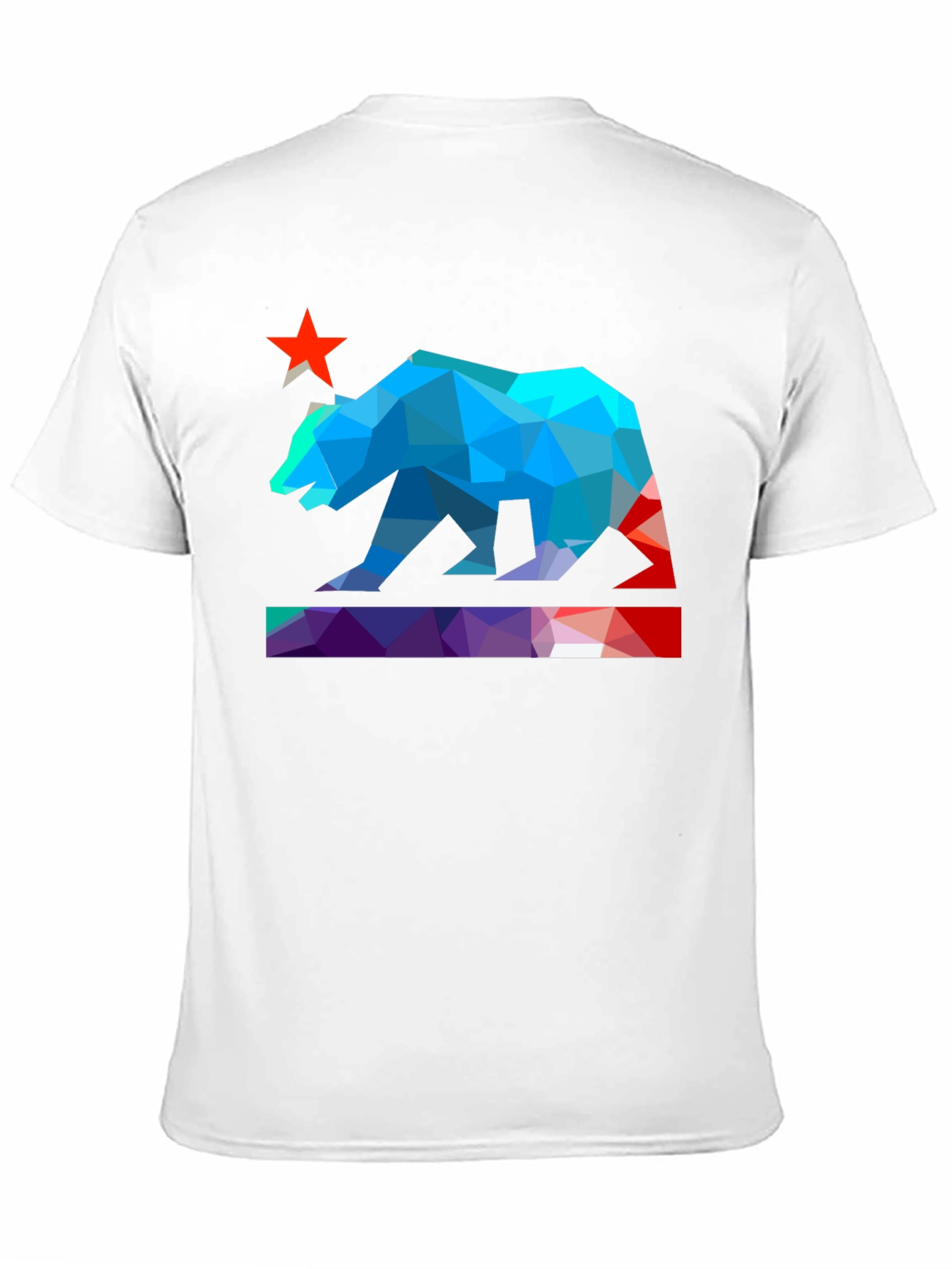 Geometric California Bear T-Shirt