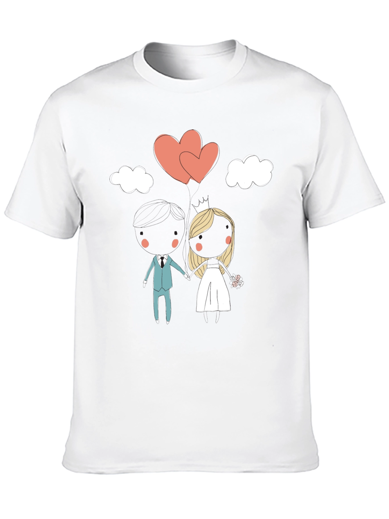 Cartoon Wedding Graphic Tee