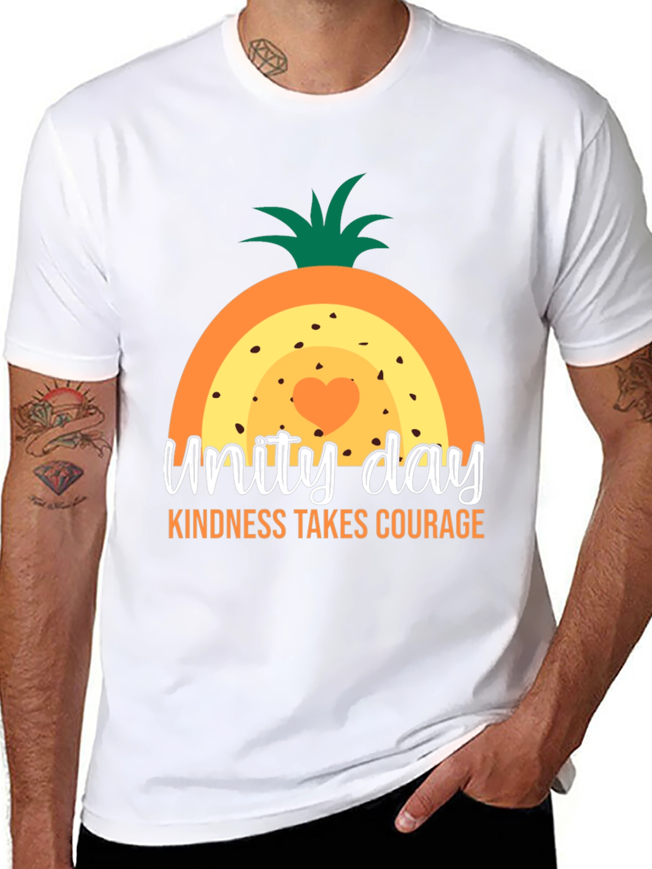 Unity Day Kindness Takes Courage T-Shirt