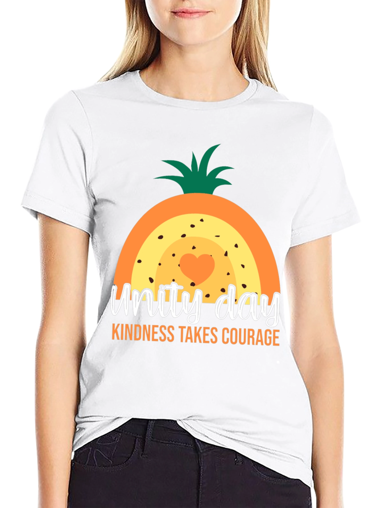Unity Day Kindness Takes Courage T-Shirt