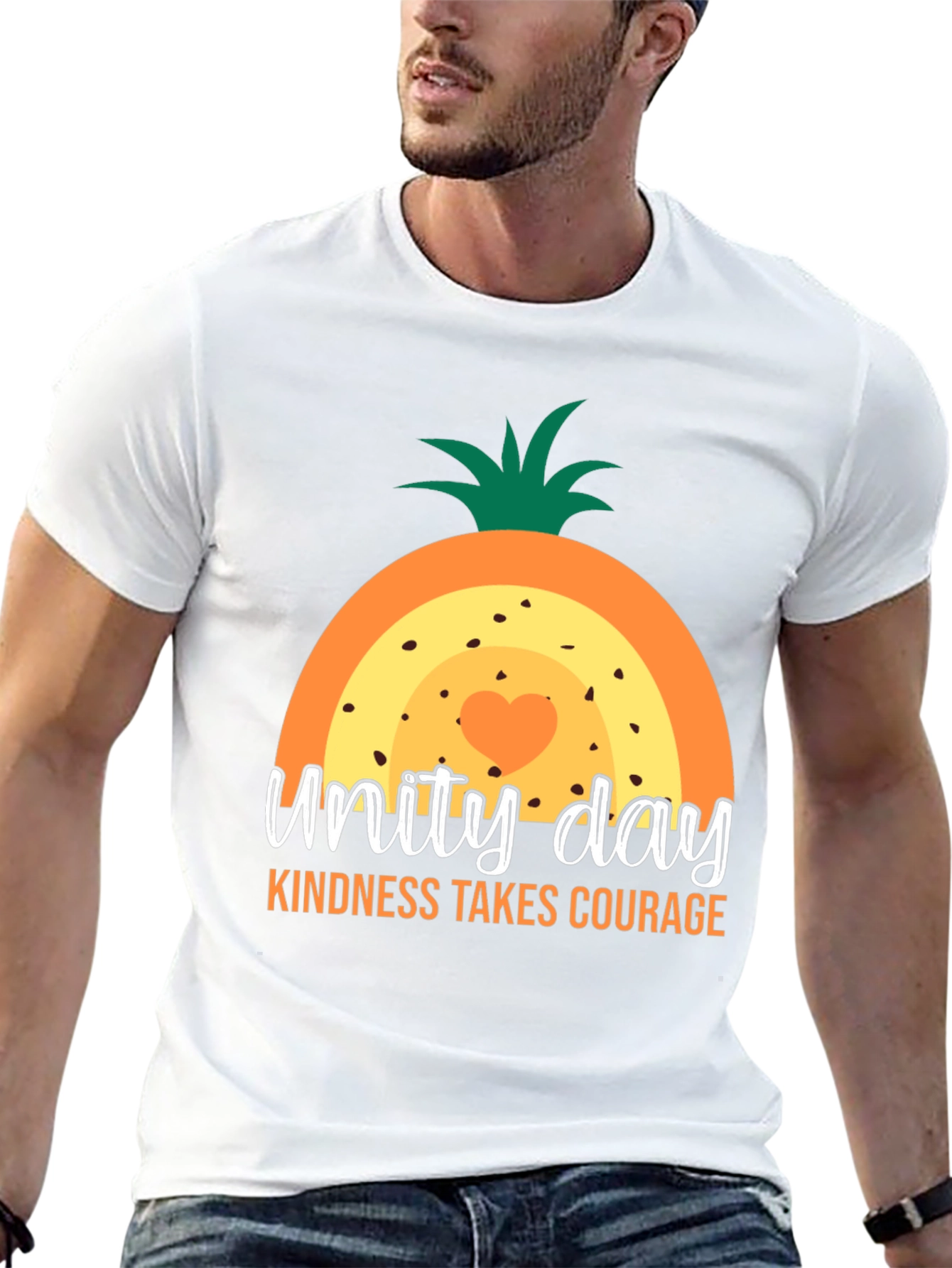 Unity Day Kindness Takes Courage T-Shirt