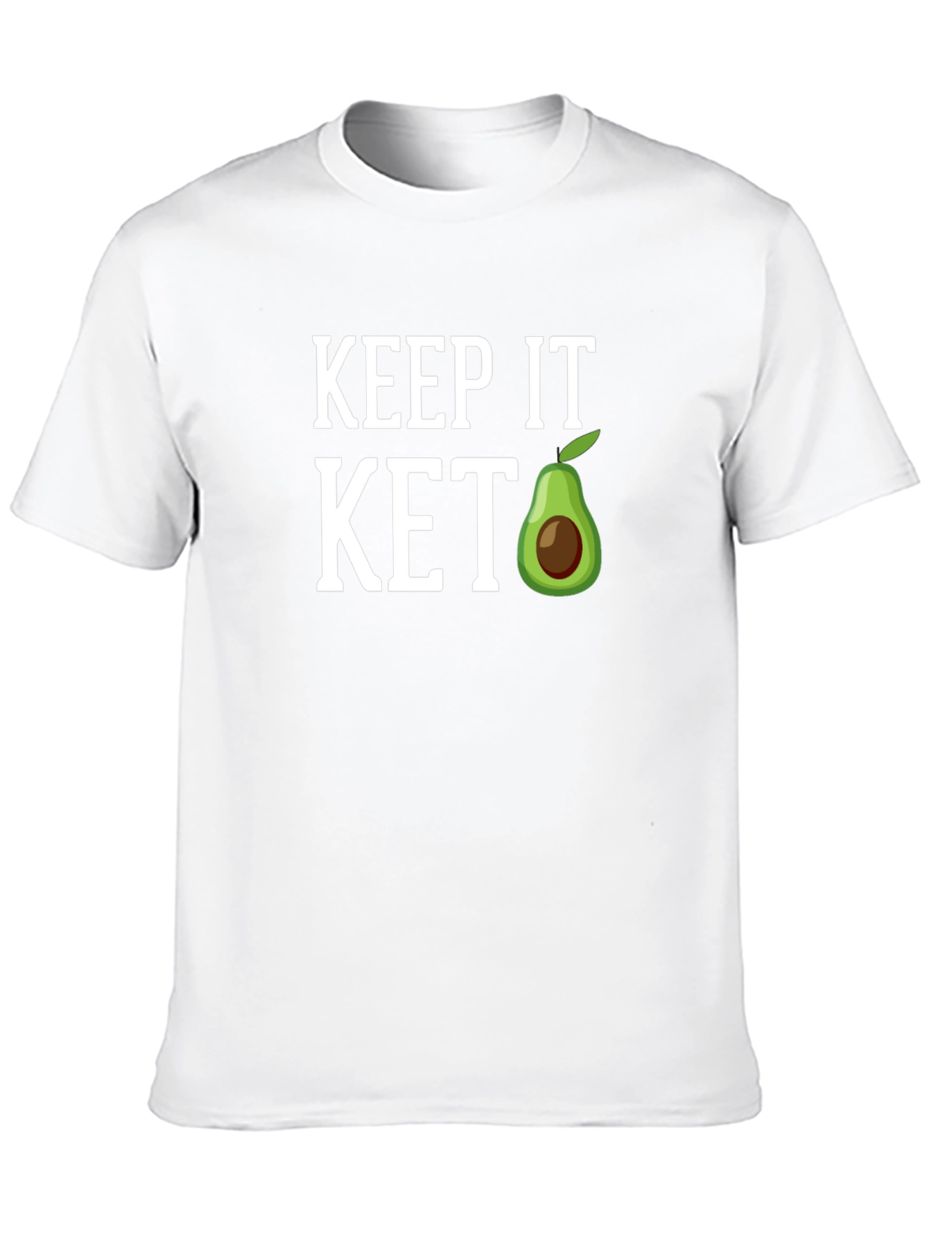Keep It Keto T-Shirt Avocado Graphic Tee