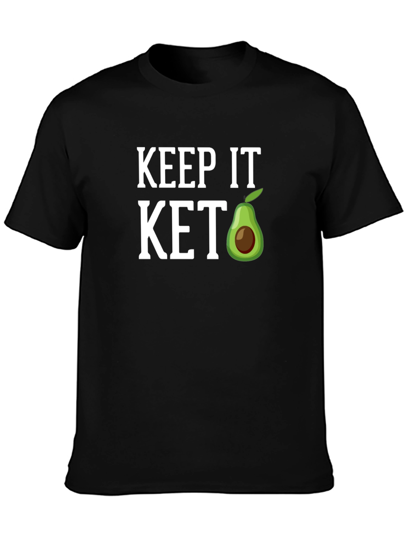 Keep It Keto T-Shirt Avocado Graphic Tee