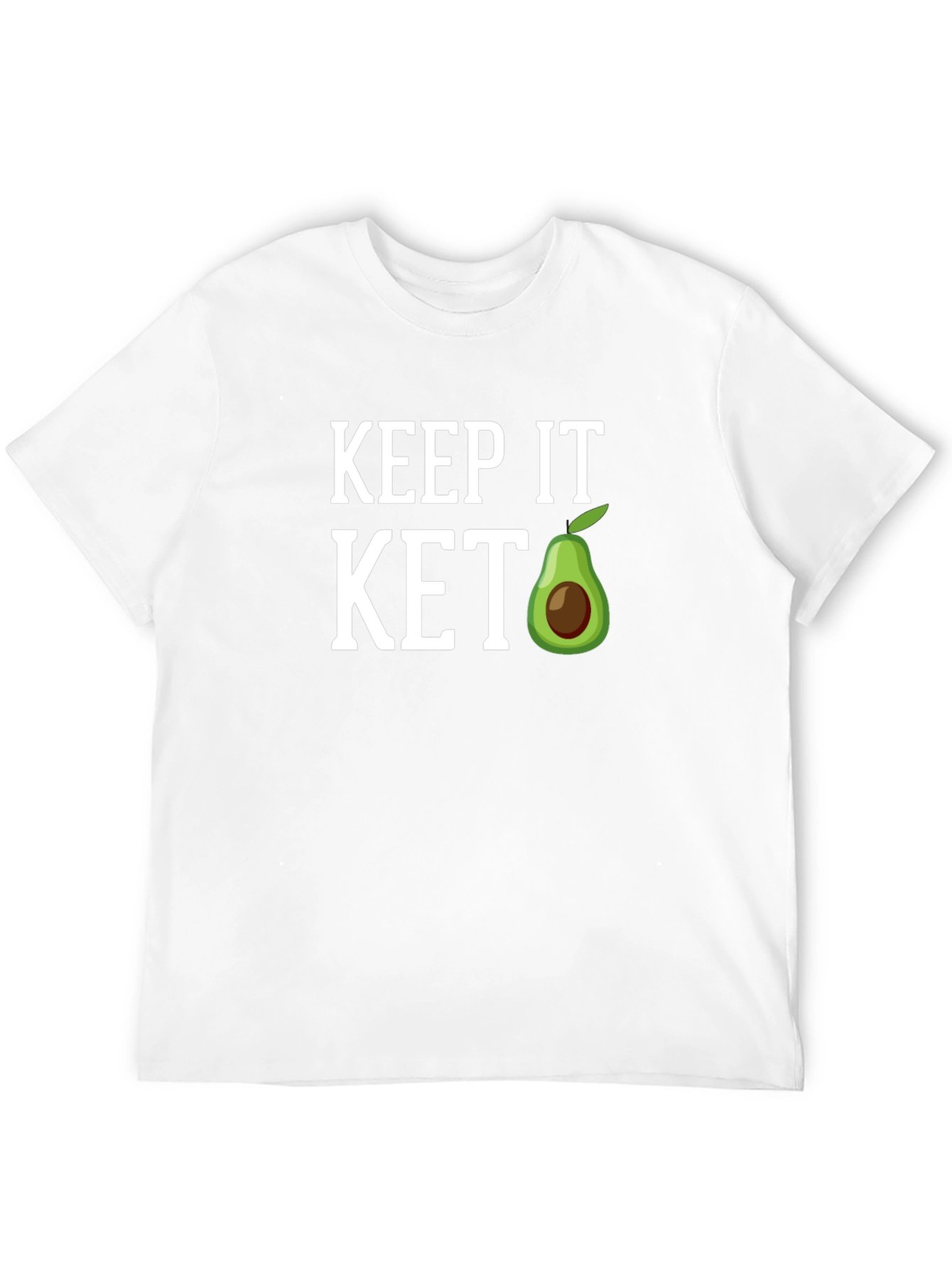 Keep It Keto T-Shirt Avocado Graphic Tee