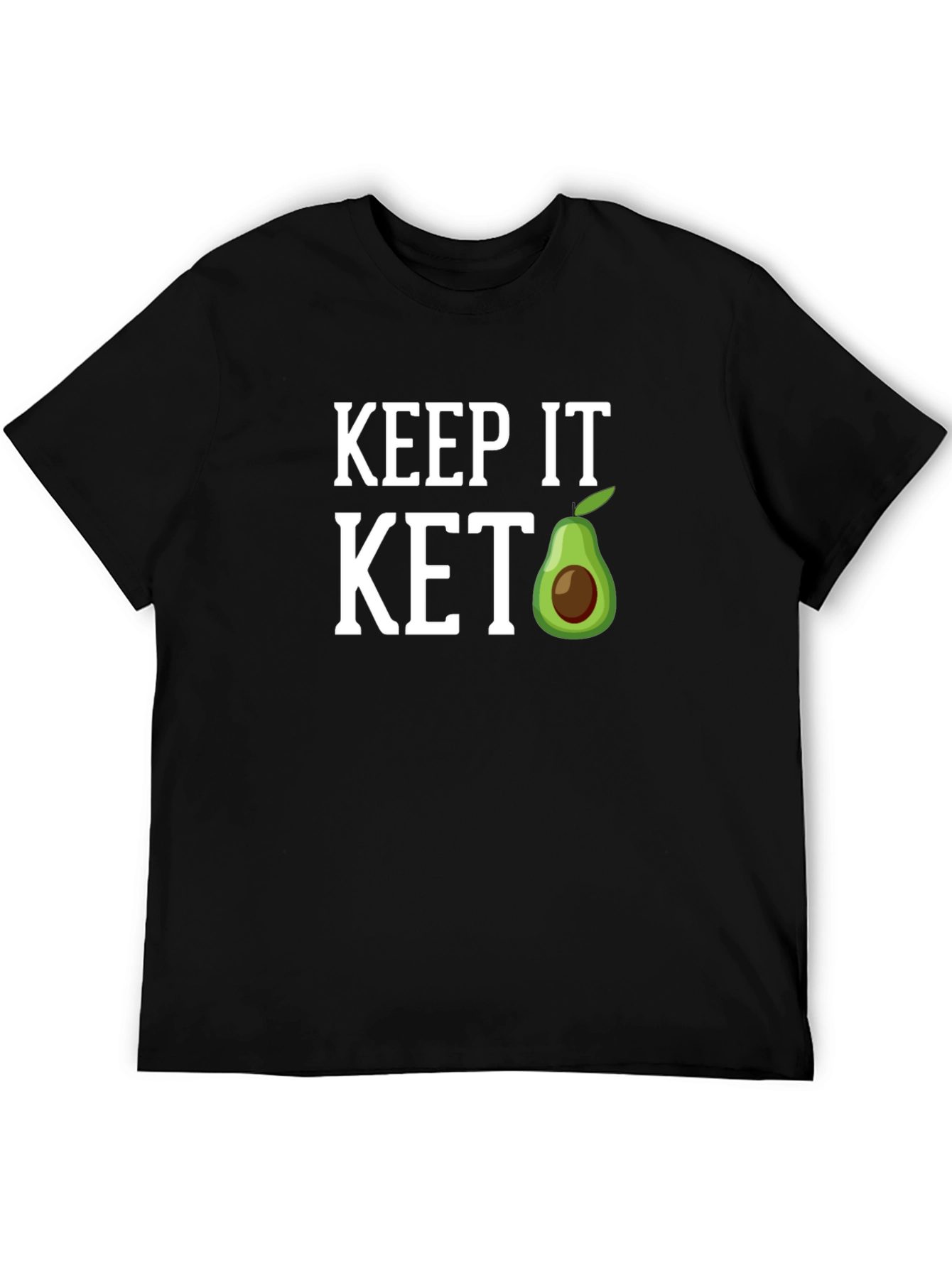 Keep It Keto T-Shirt Avocado Graphic Tee
