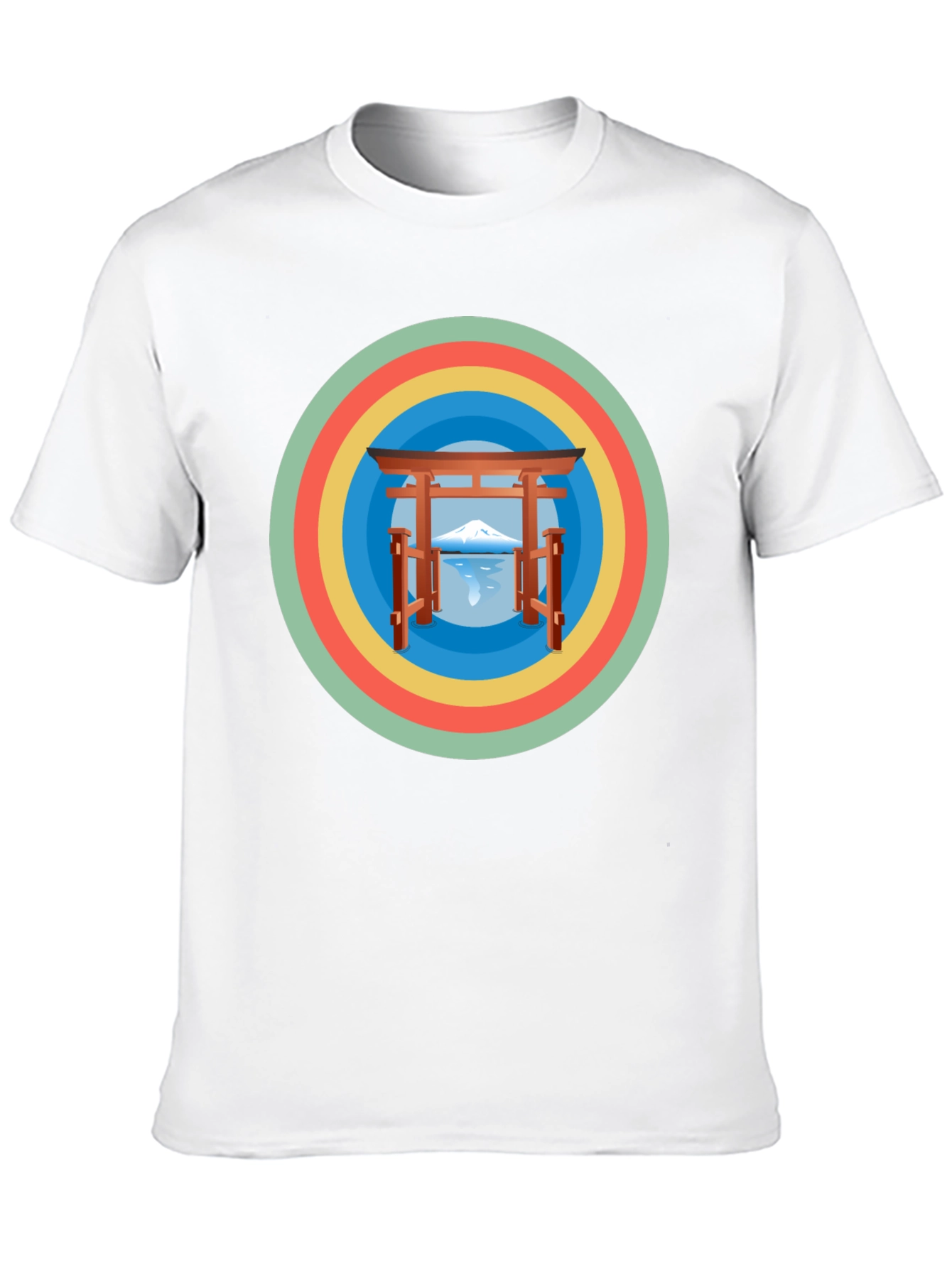 Retro Japanese Graphic Tee - Mens Black T-Shirt
