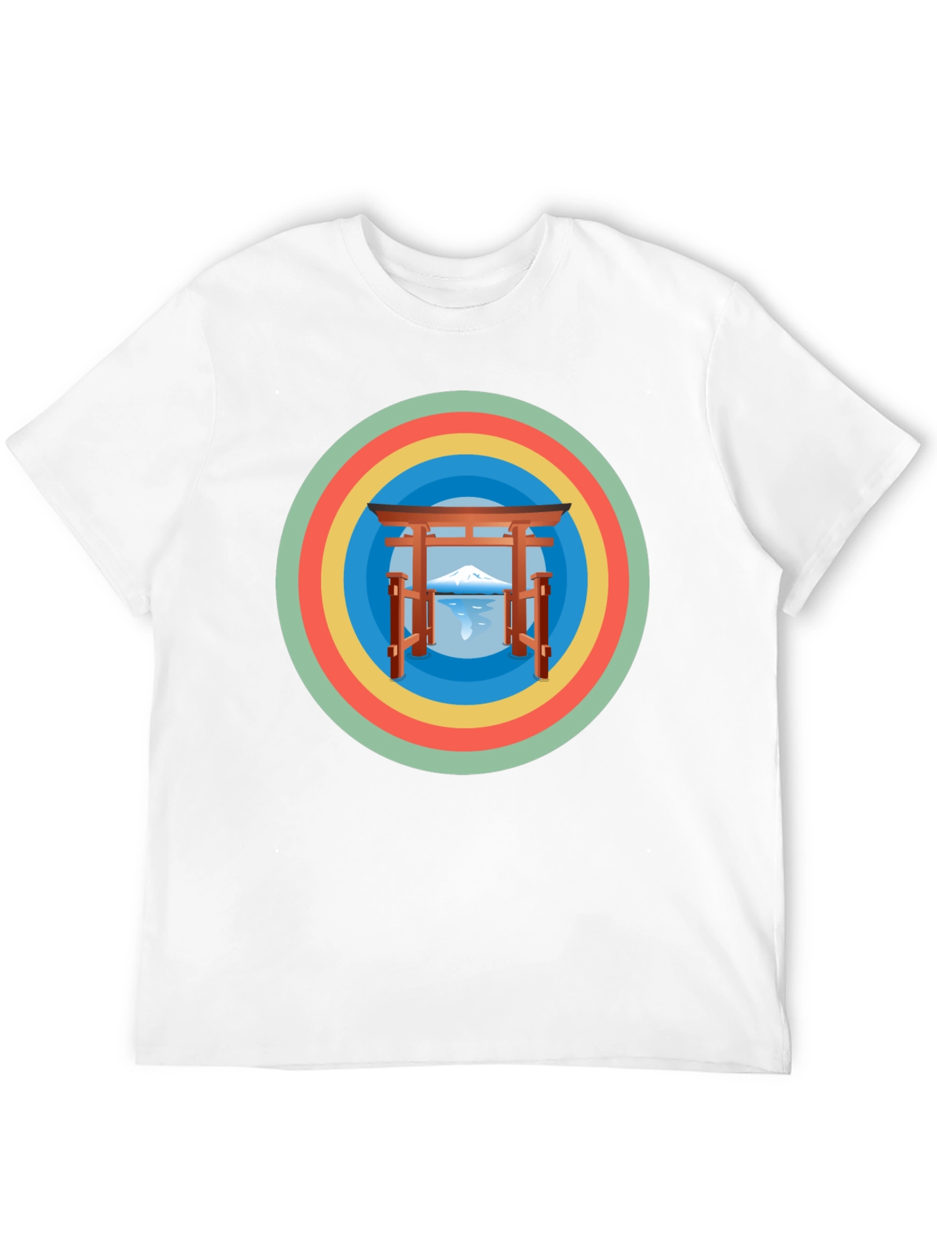 Retro Japanese Graphic Tee - Mens Black T-Shirt