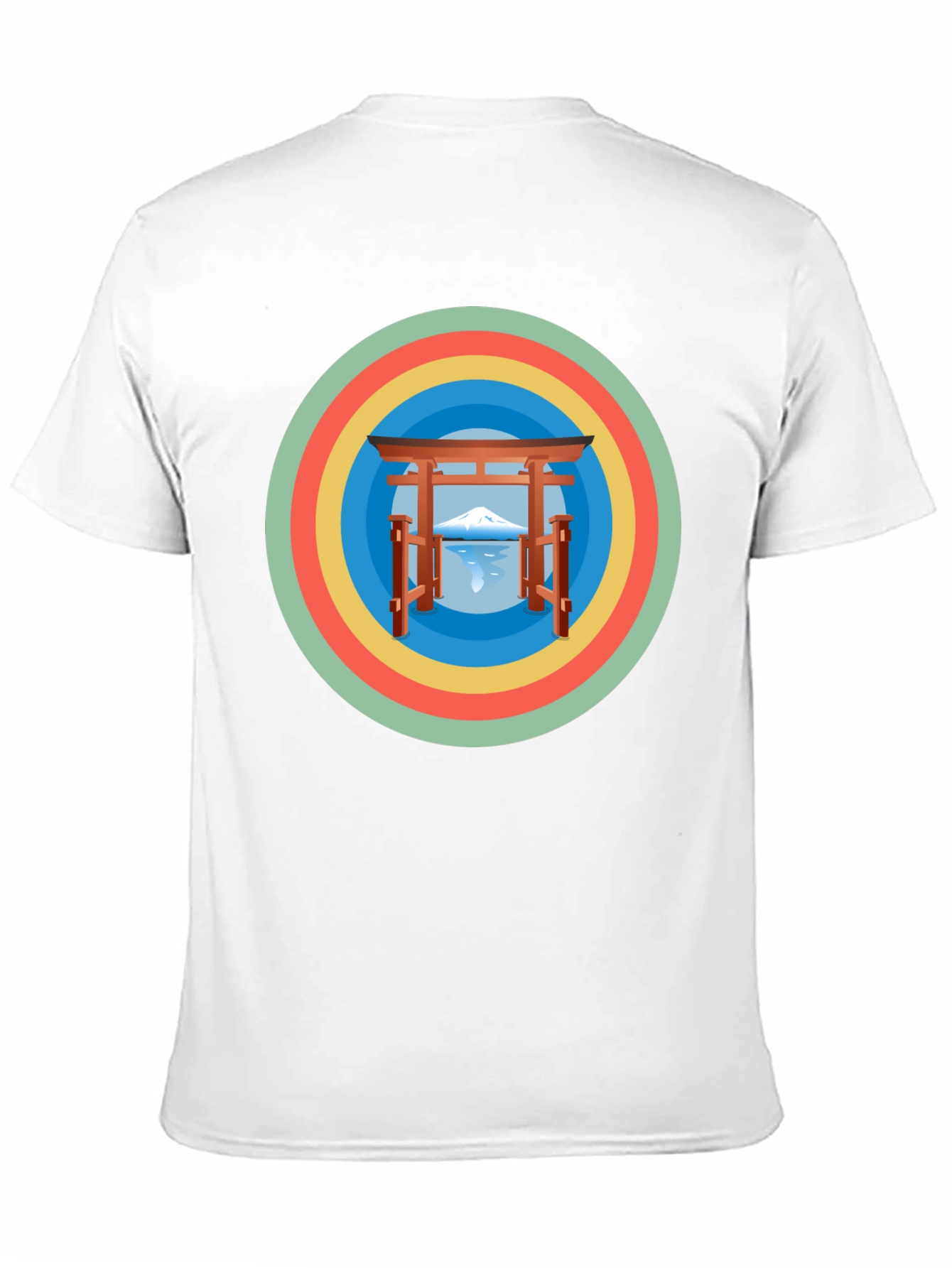 Retro Japanese Graphic Tee - Mens Black T-Shirt